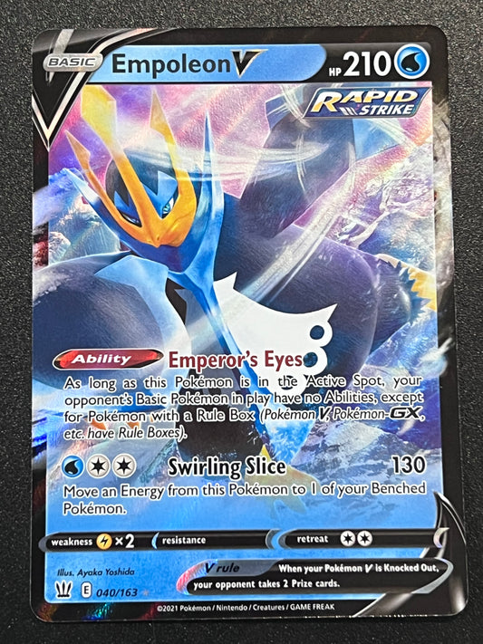040/163 Empoleon V - Pokémon Battle Styles Ultra Rare