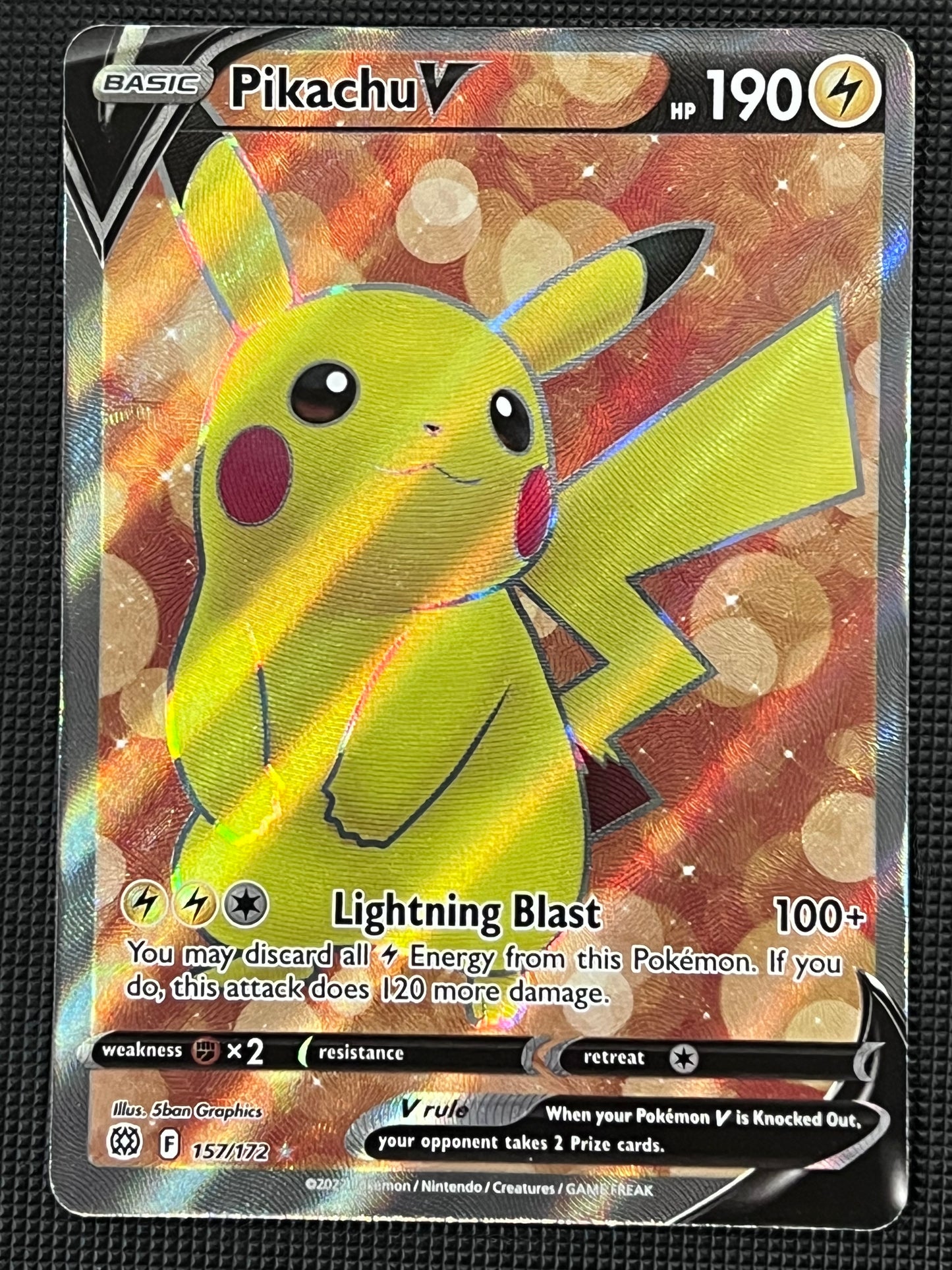 157/172 Pikachu V - Pokémon Brilliant Stars Full Art