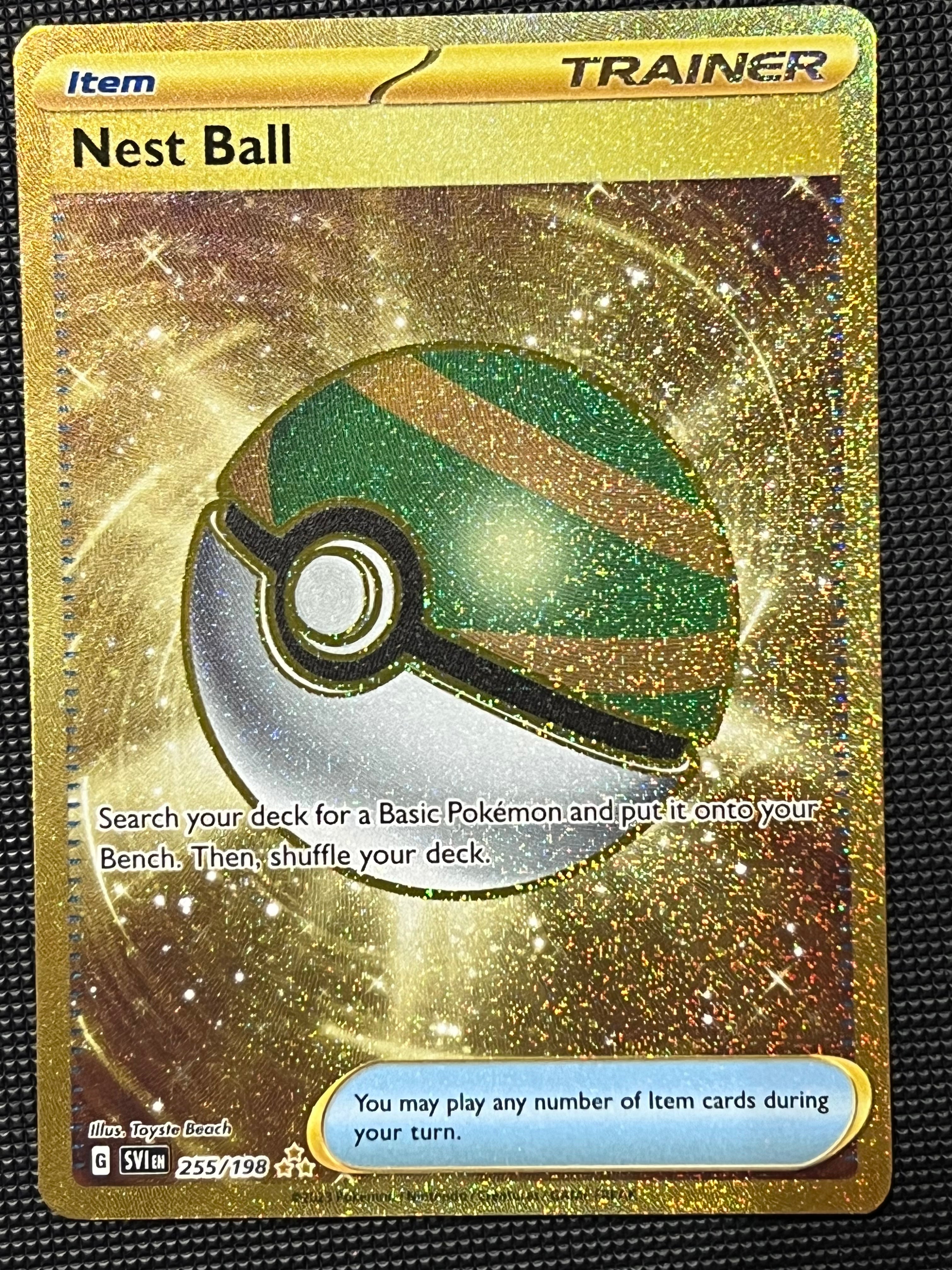 nest ball pokemon card value 255/198 Nest Ball