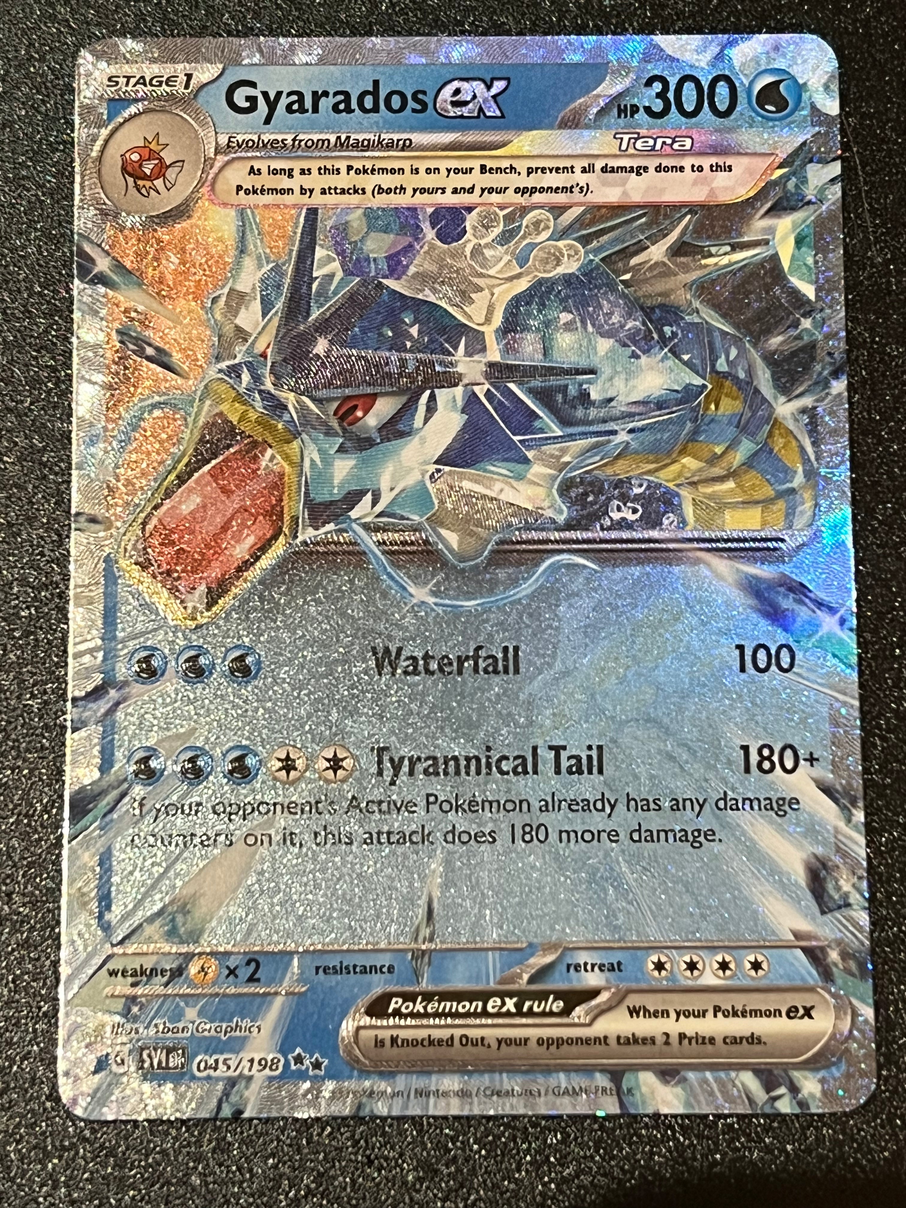pokemon tcg scarlet and violet 045 198 gyarados ex card 045/198 Gyarados Ex