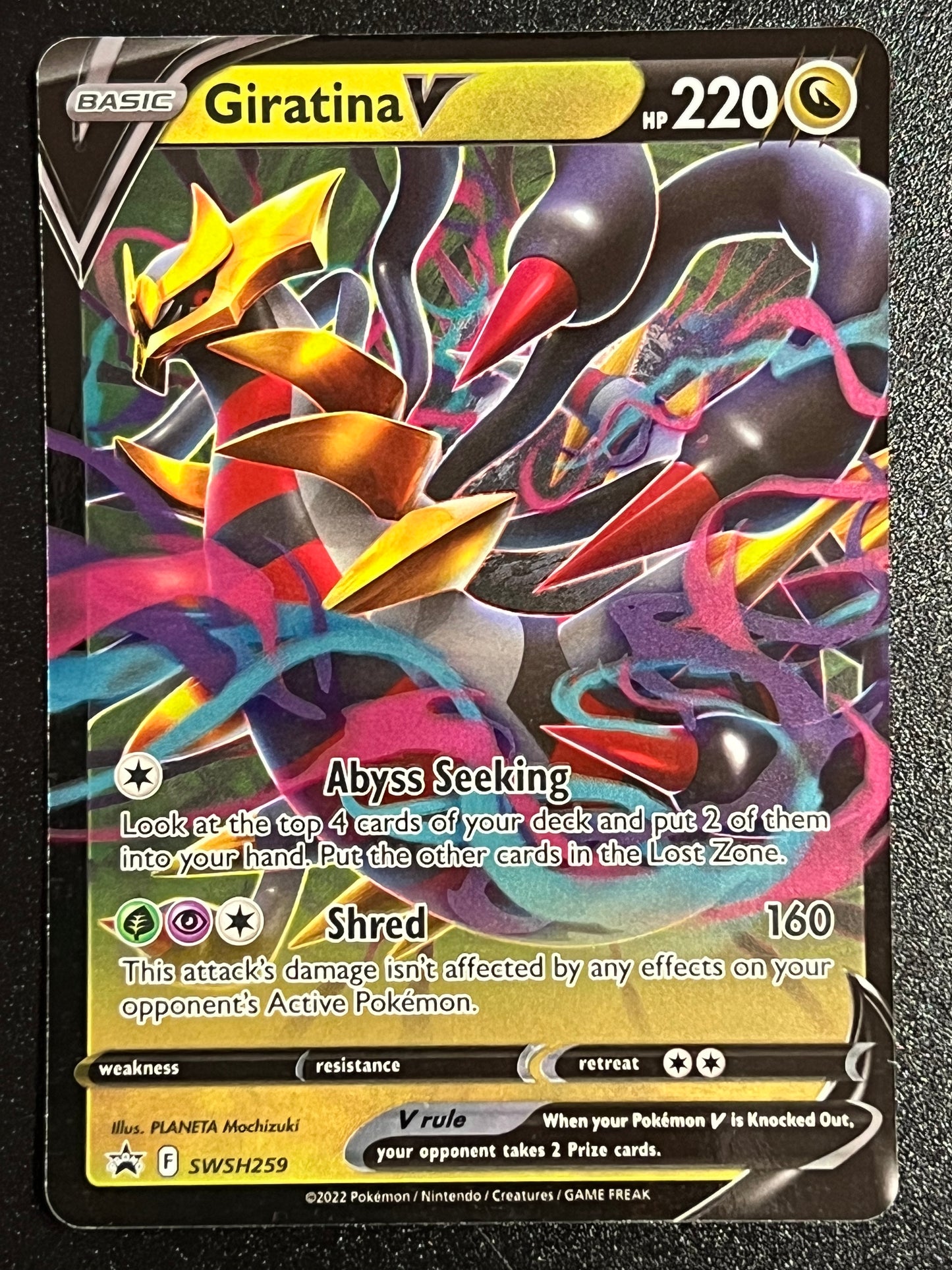 SWSH259 Giratina V - Black Star Promo