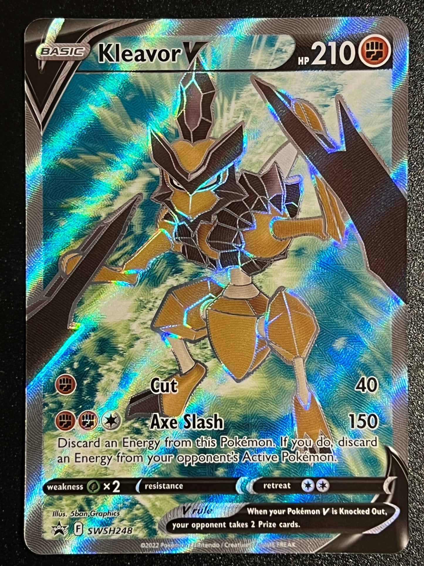 SWSH248 Kleavor V - Black Star Promo