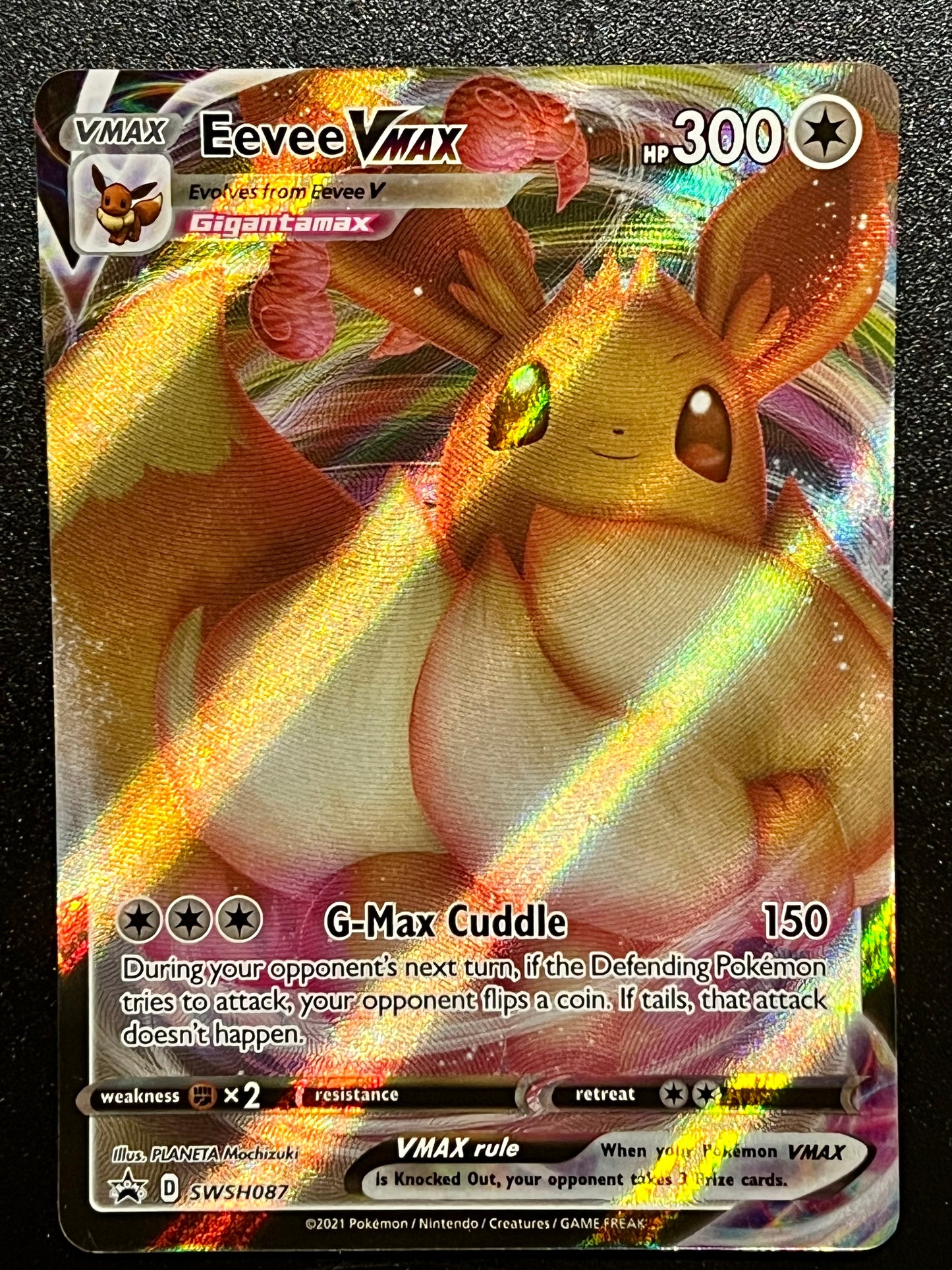 SWSH087 Eevee Vmax - Black Star Promo