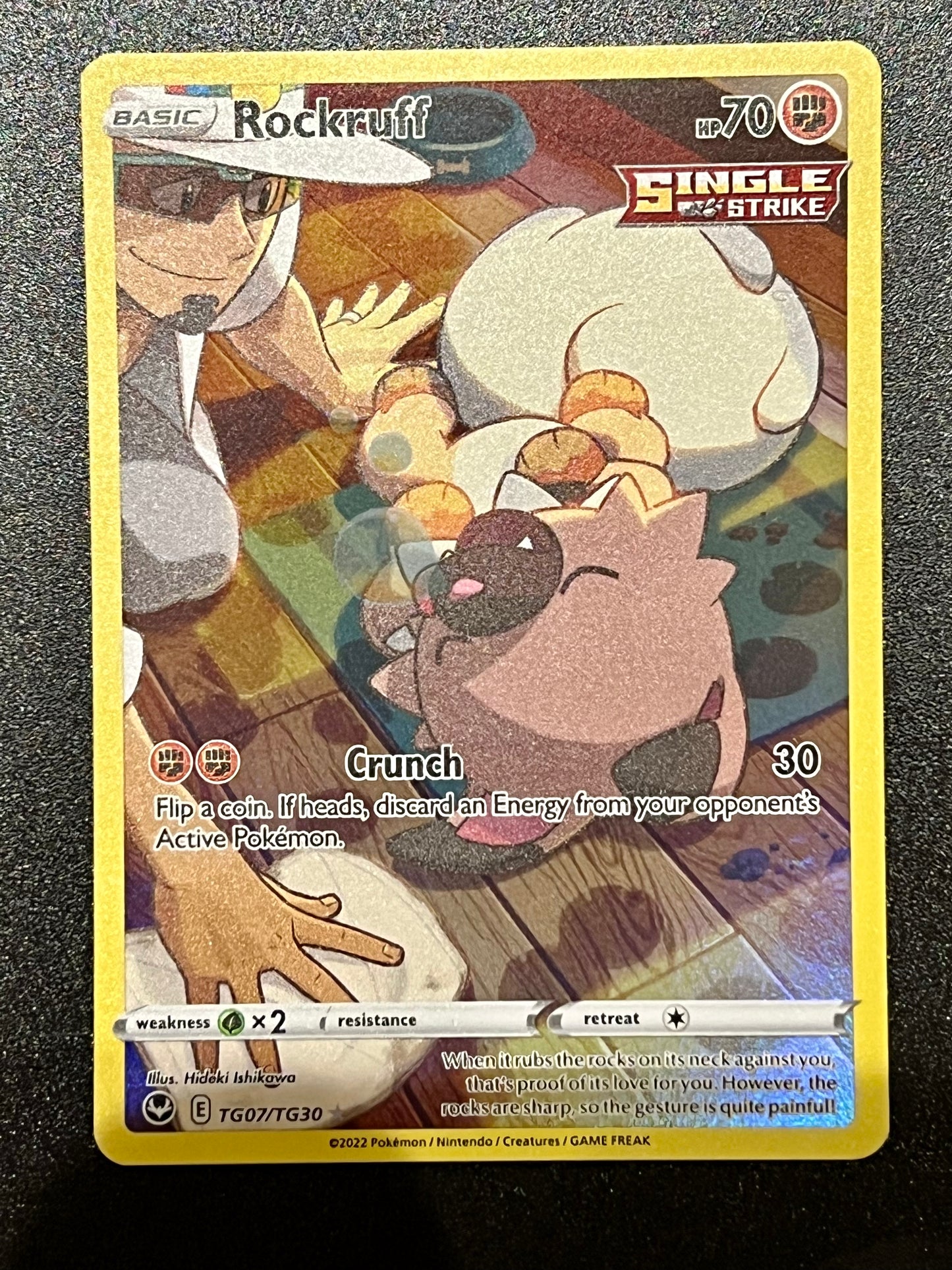 TG07/TG30 Rockruff - Pokémon Silver Tempest Trainer Gallery