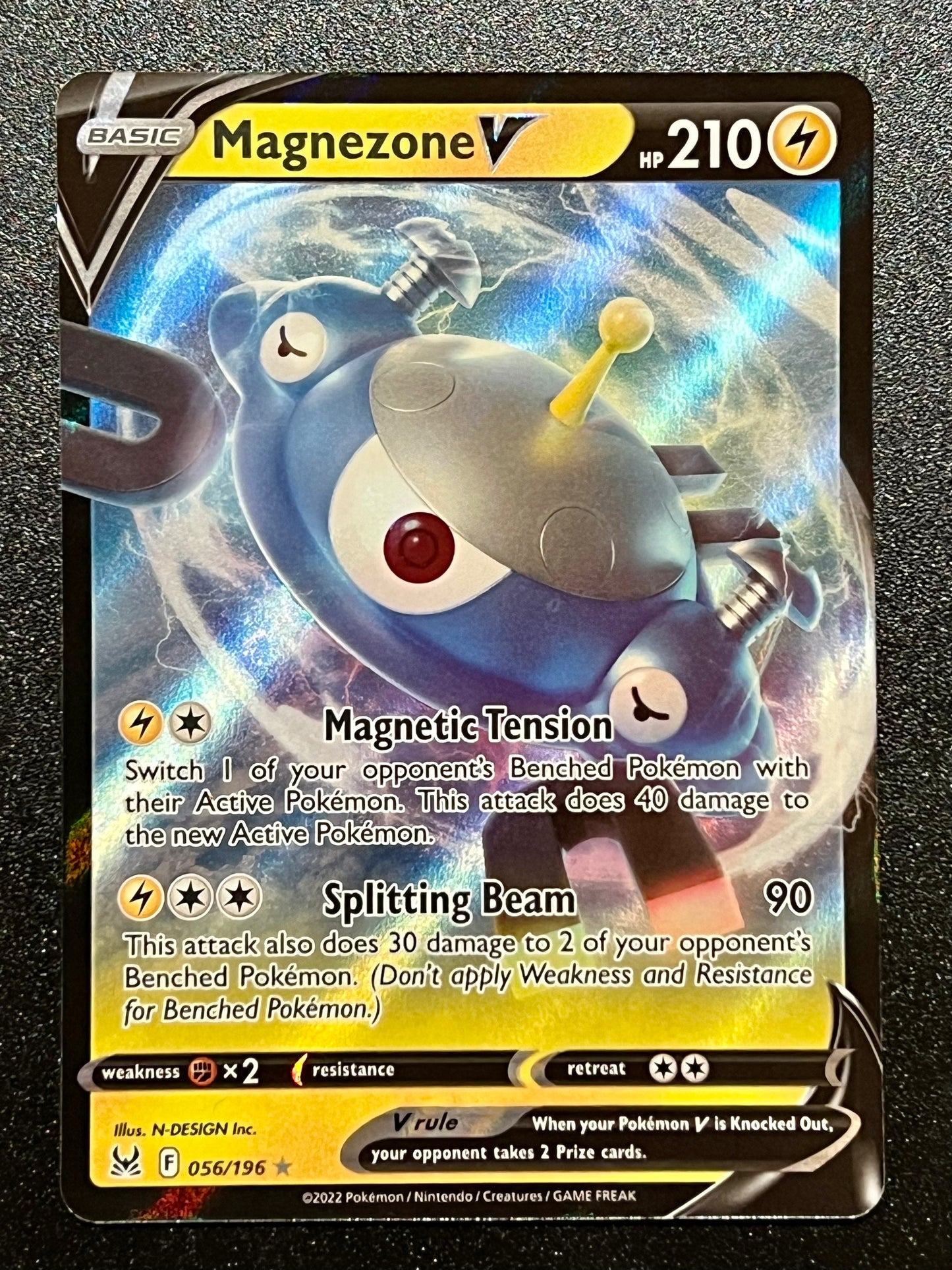 Magnezone V - 056/196 Lost Origin Rare Holo