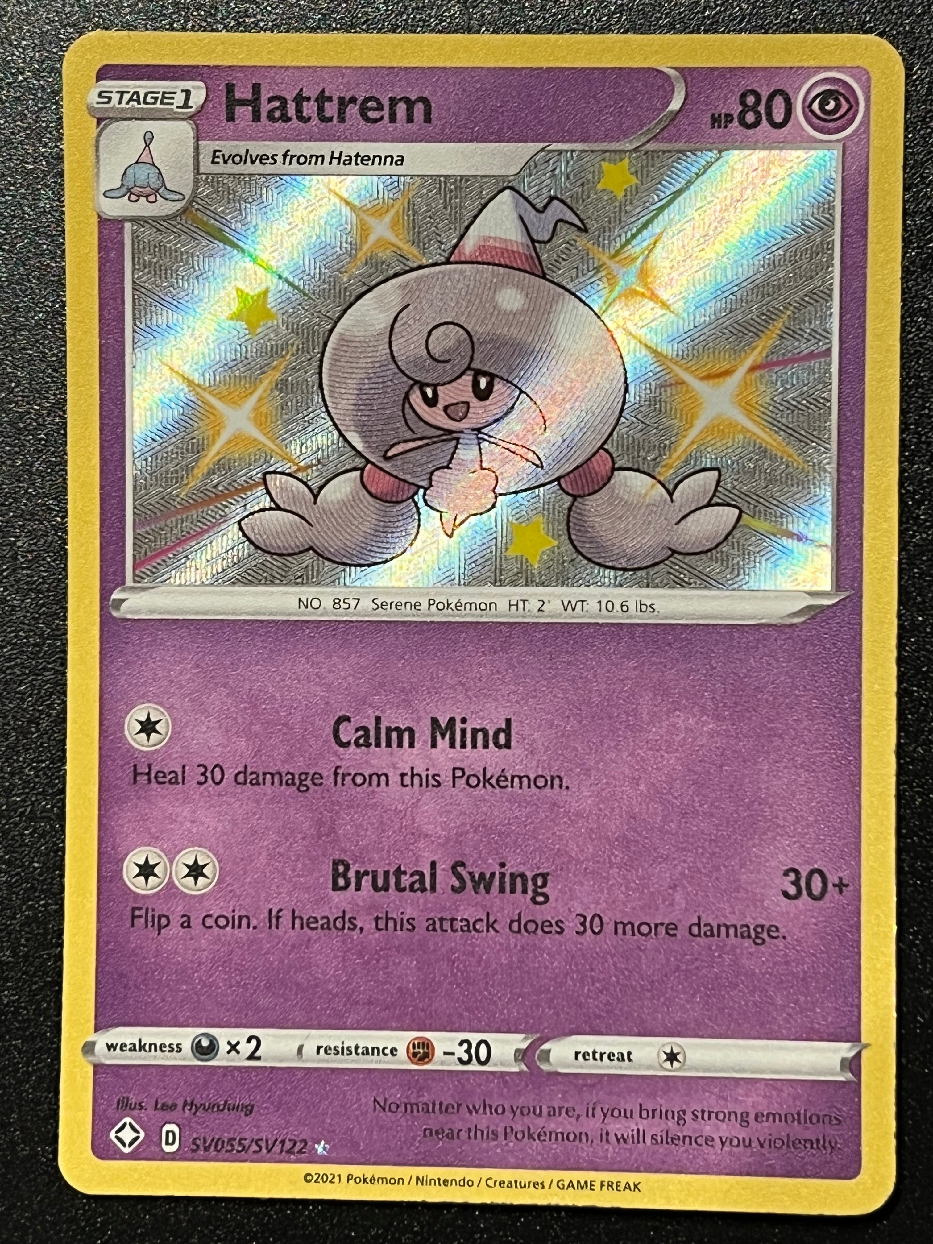 hattrem pokemon card Hattrem