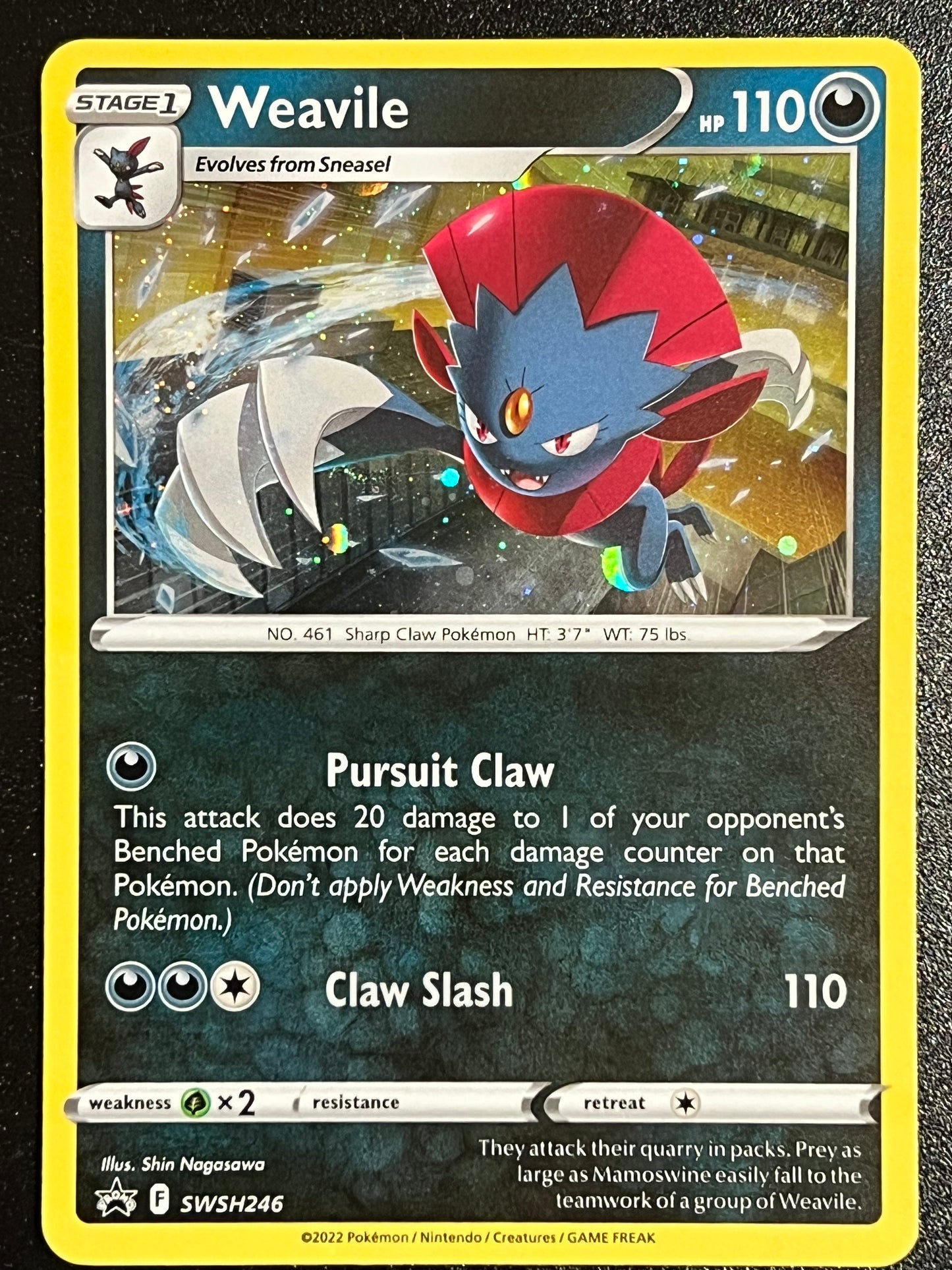 SWSH246 Weaville - Black Star Promo