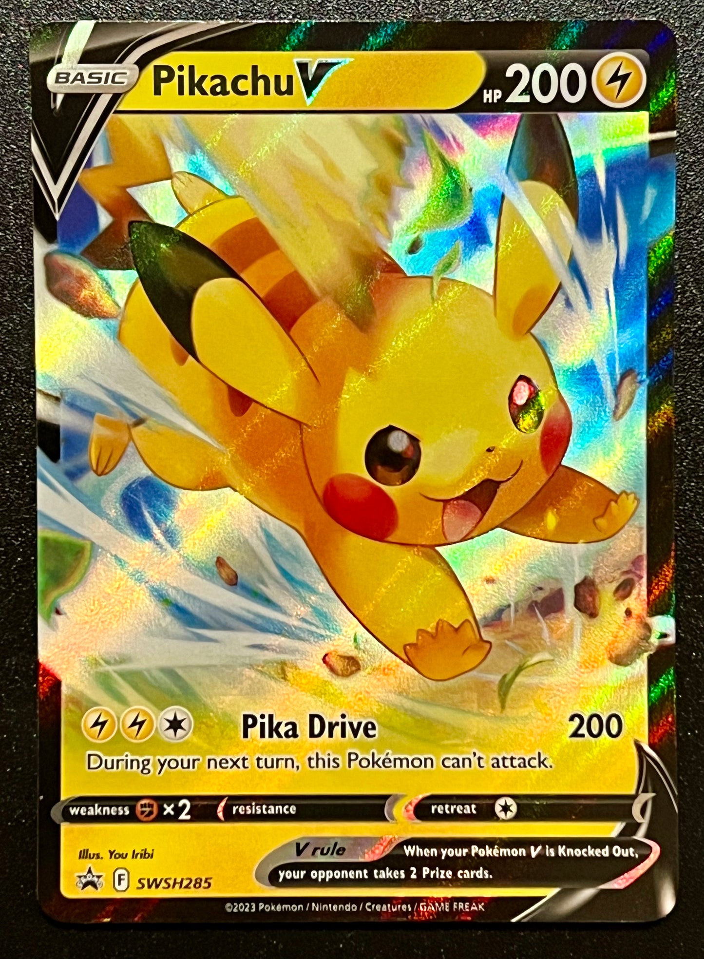 SWSH285 Pikachu V - Black Star Promo