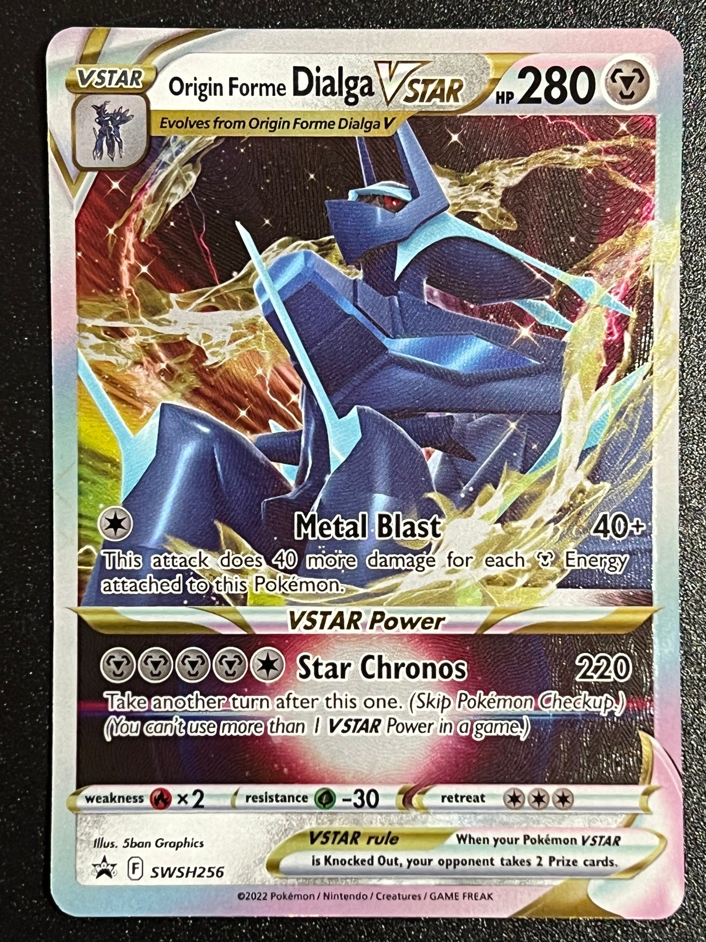 SWSH256 Origin Forme Dialga VStar - Black Star Promo