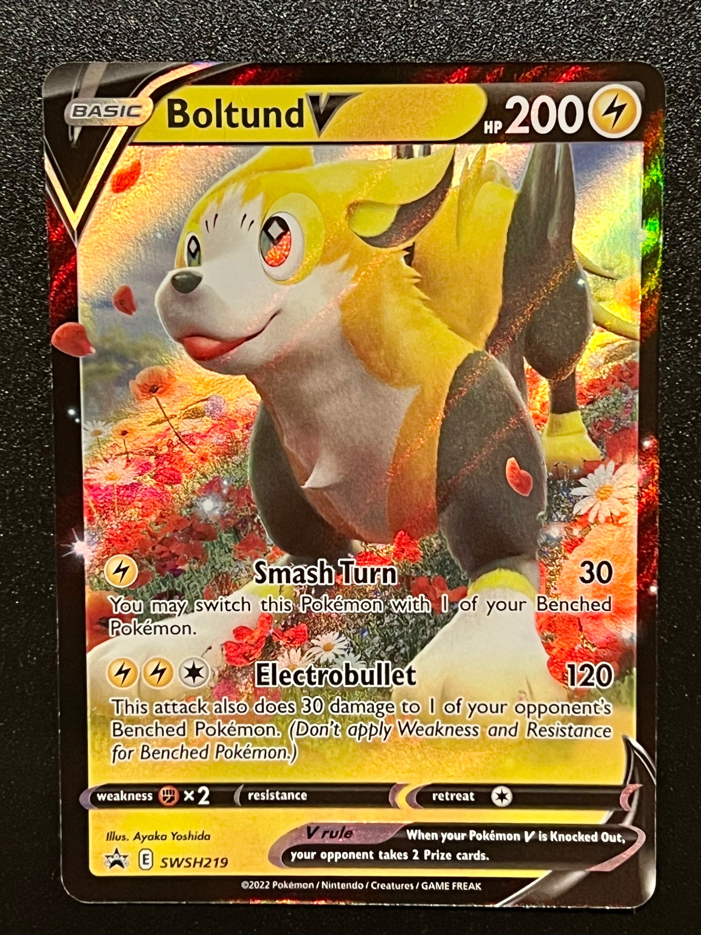 SWSH219 Boltund V - Black Star Promo