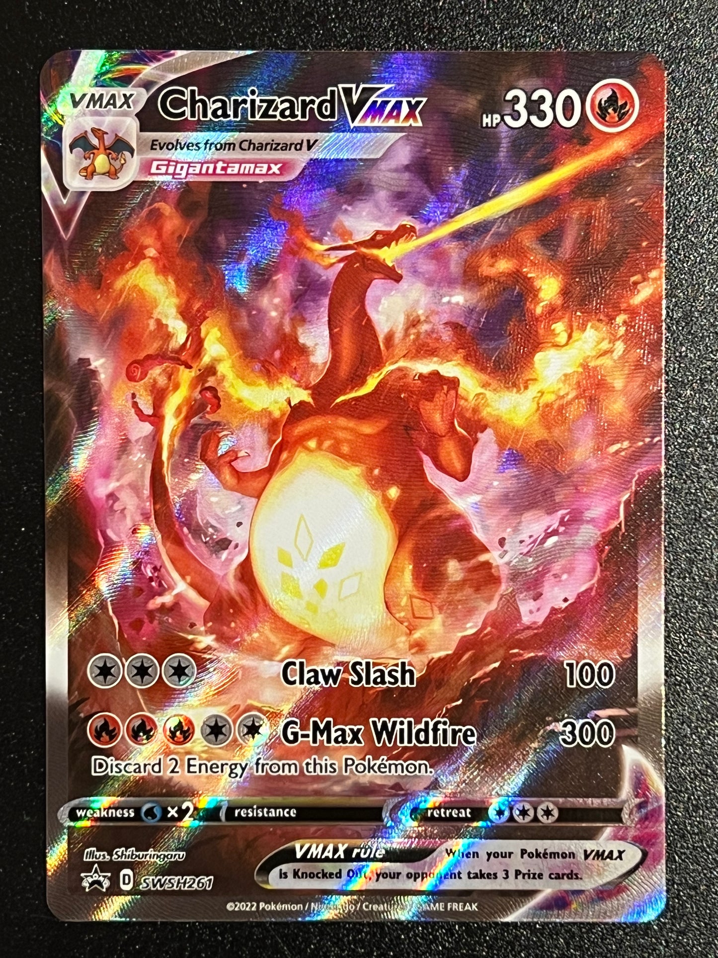 SWSH261 Charizard VMax - Black Star Promo
