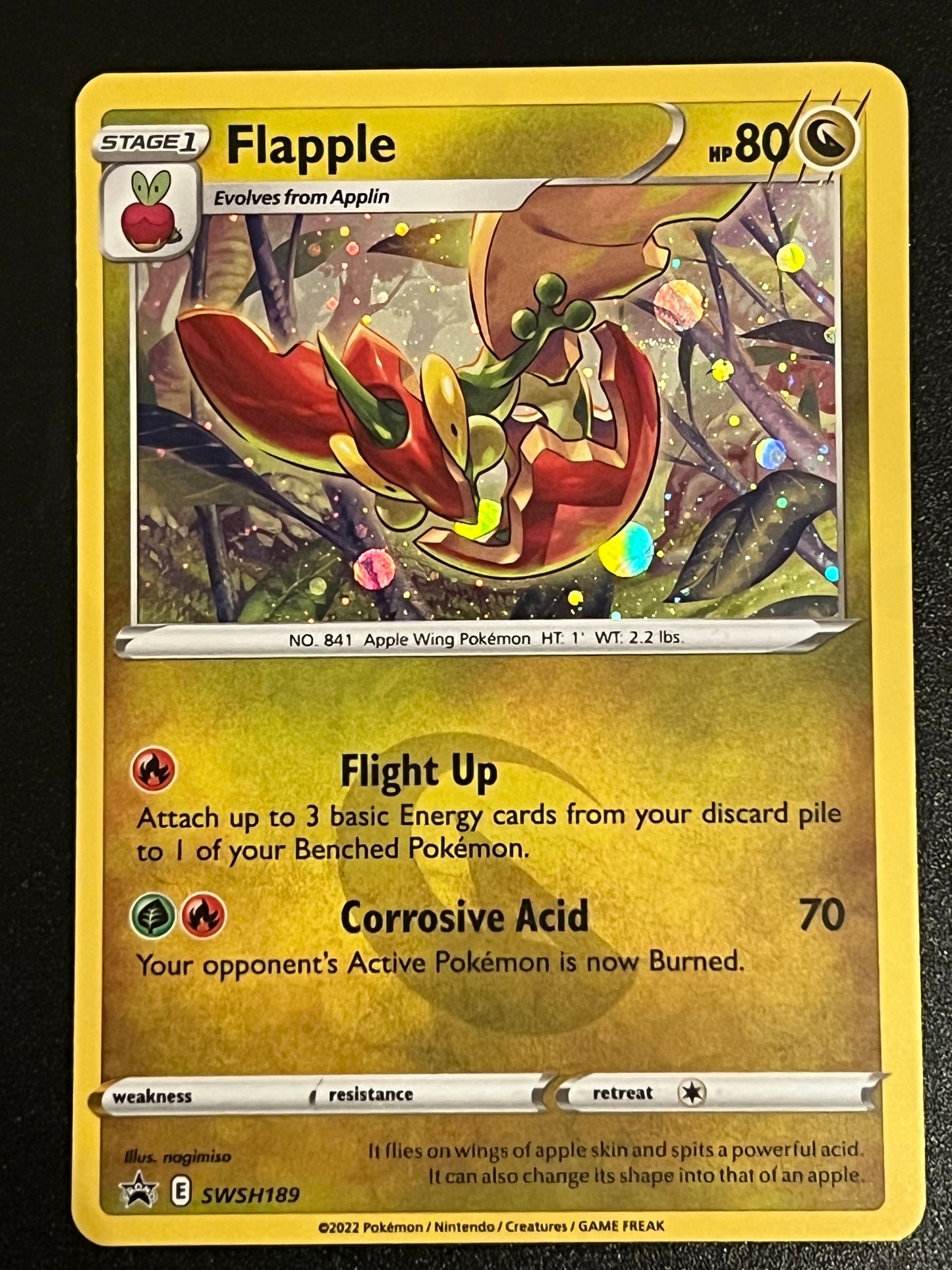 SWSH189 Flapple - Black Star Promo