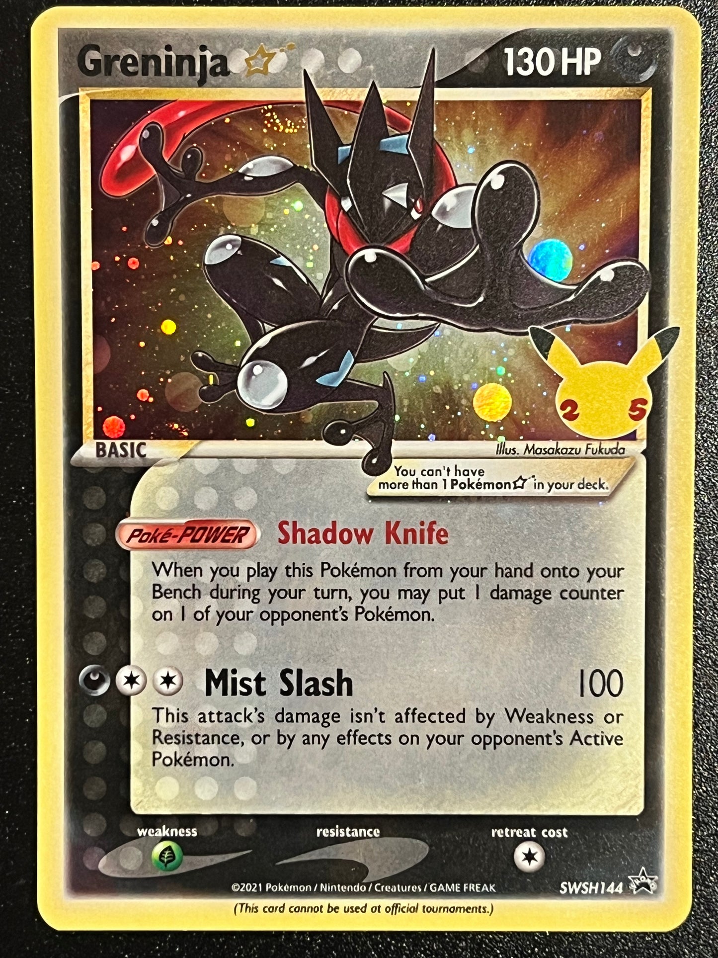 Greninja - SWSH144 Holo Promo Black Star