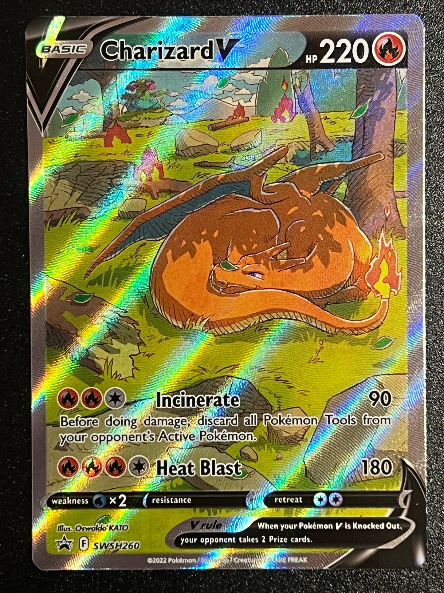 SWSH260 Charizard V - Black Star Promo