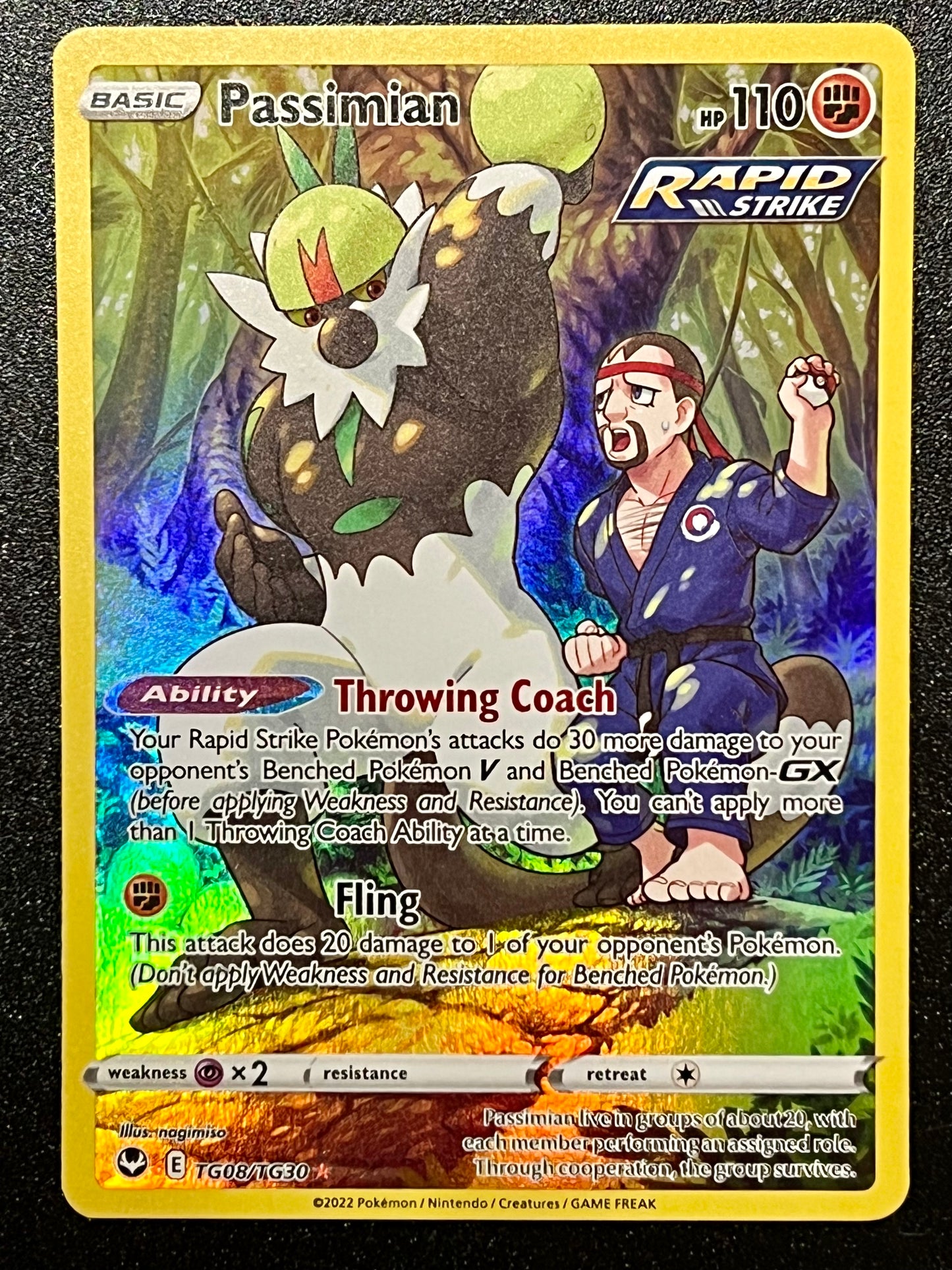 TG08/TG30 Passimian - Pokémon Silver Tempest Trainer Gallery
