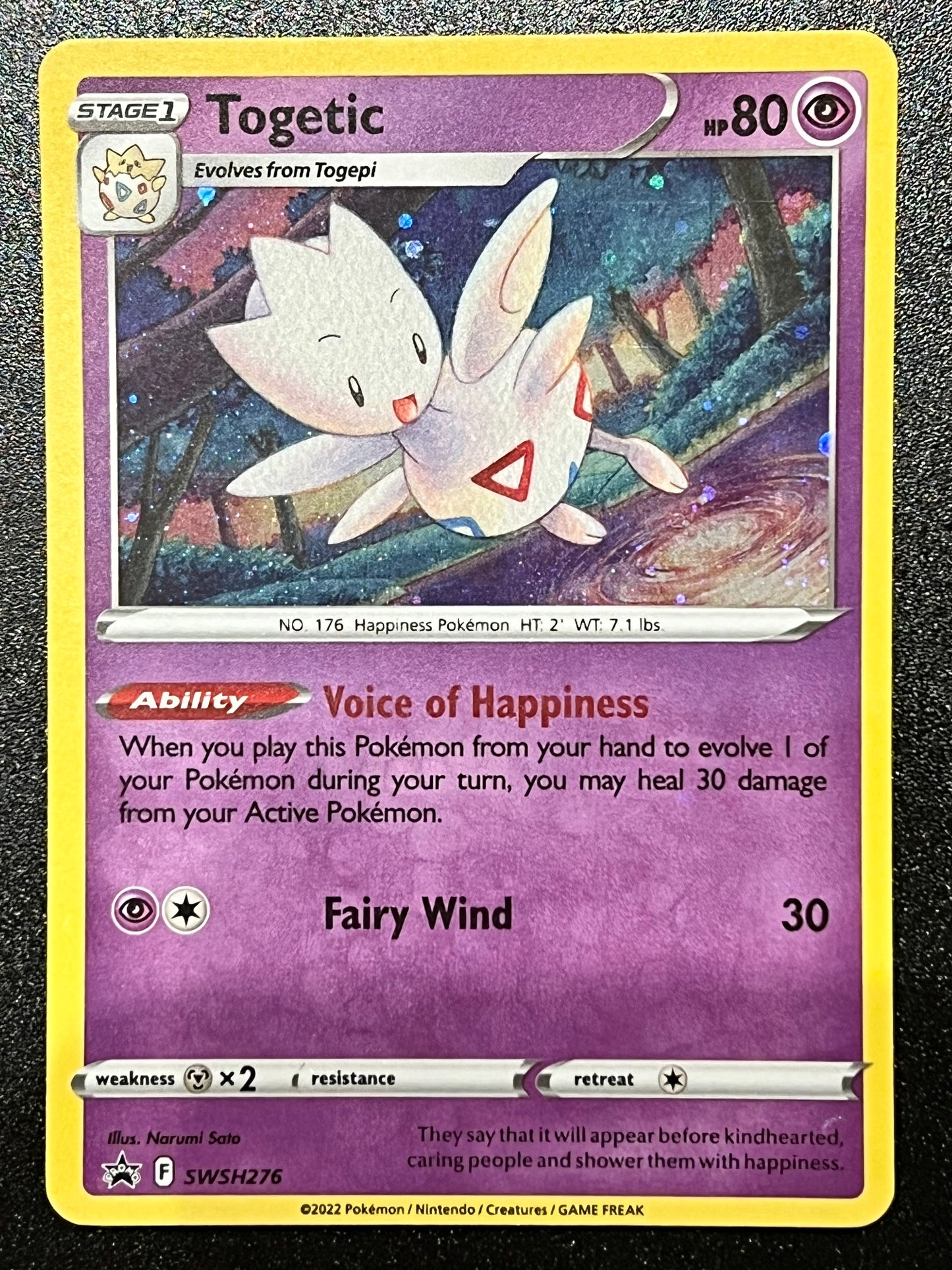 SWSH276 Togetic - Black Star Promo