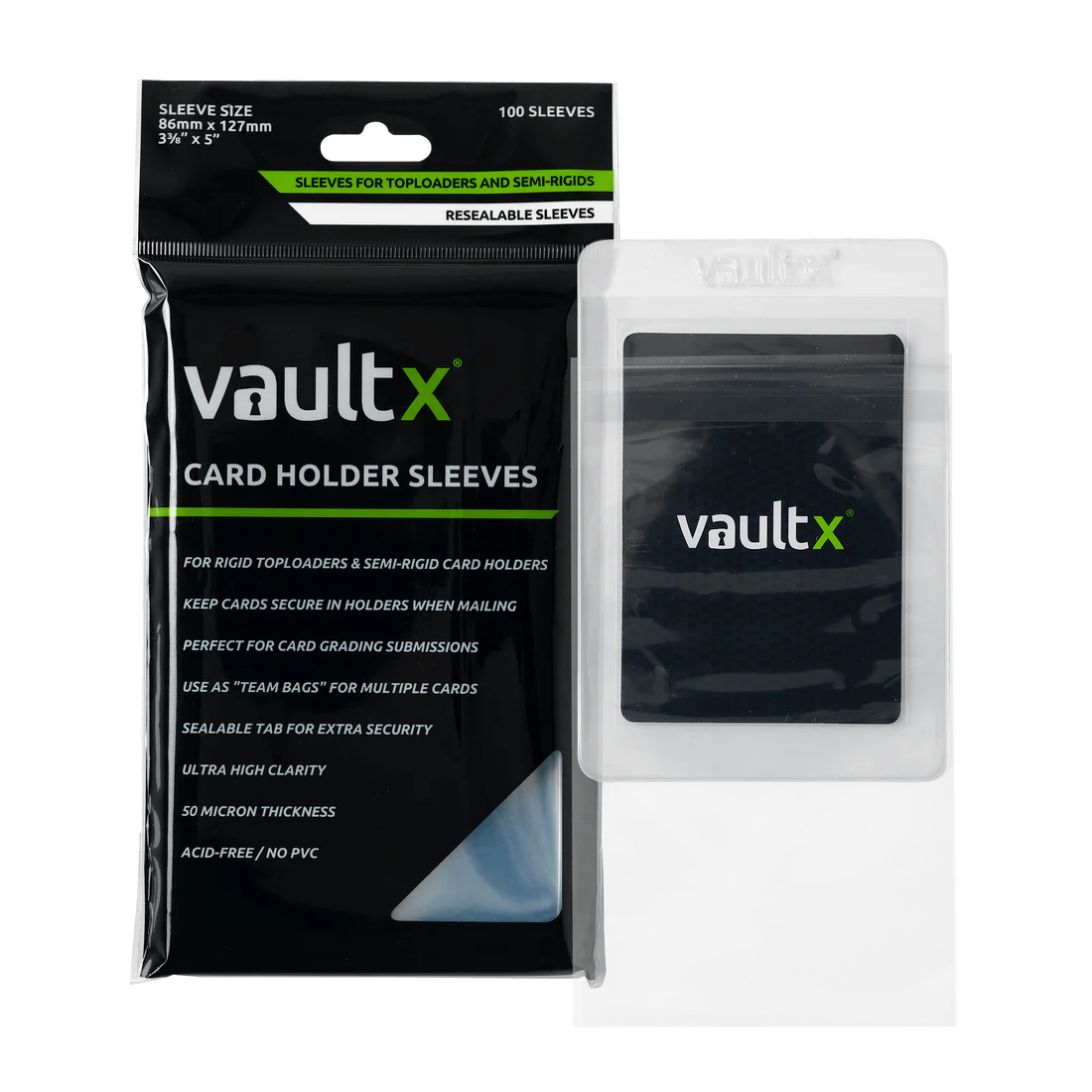 VaultX Card Holder Sleeves (100pk)