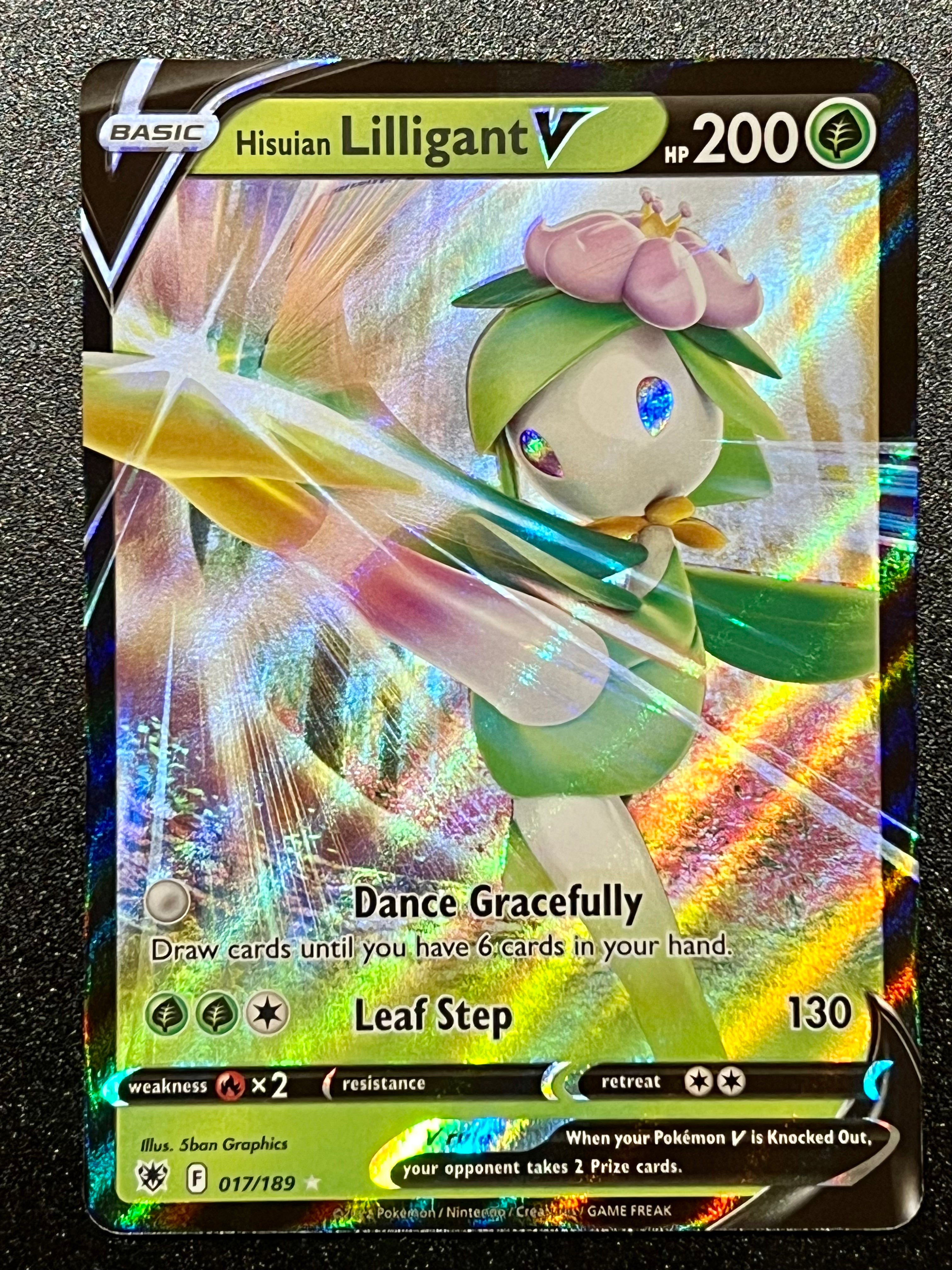 lilligant v pokemon card price PSA 10 Gem Mint Hisuian Lilligant V Astral Radiance 017/189 Pokemon TCG