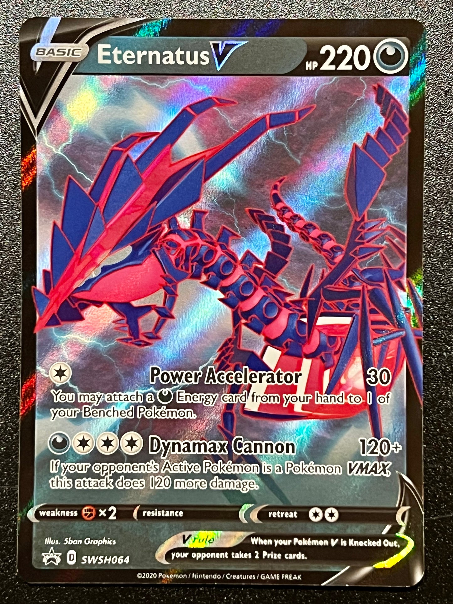 SWSH064 Eternatus V - Black Star Promo