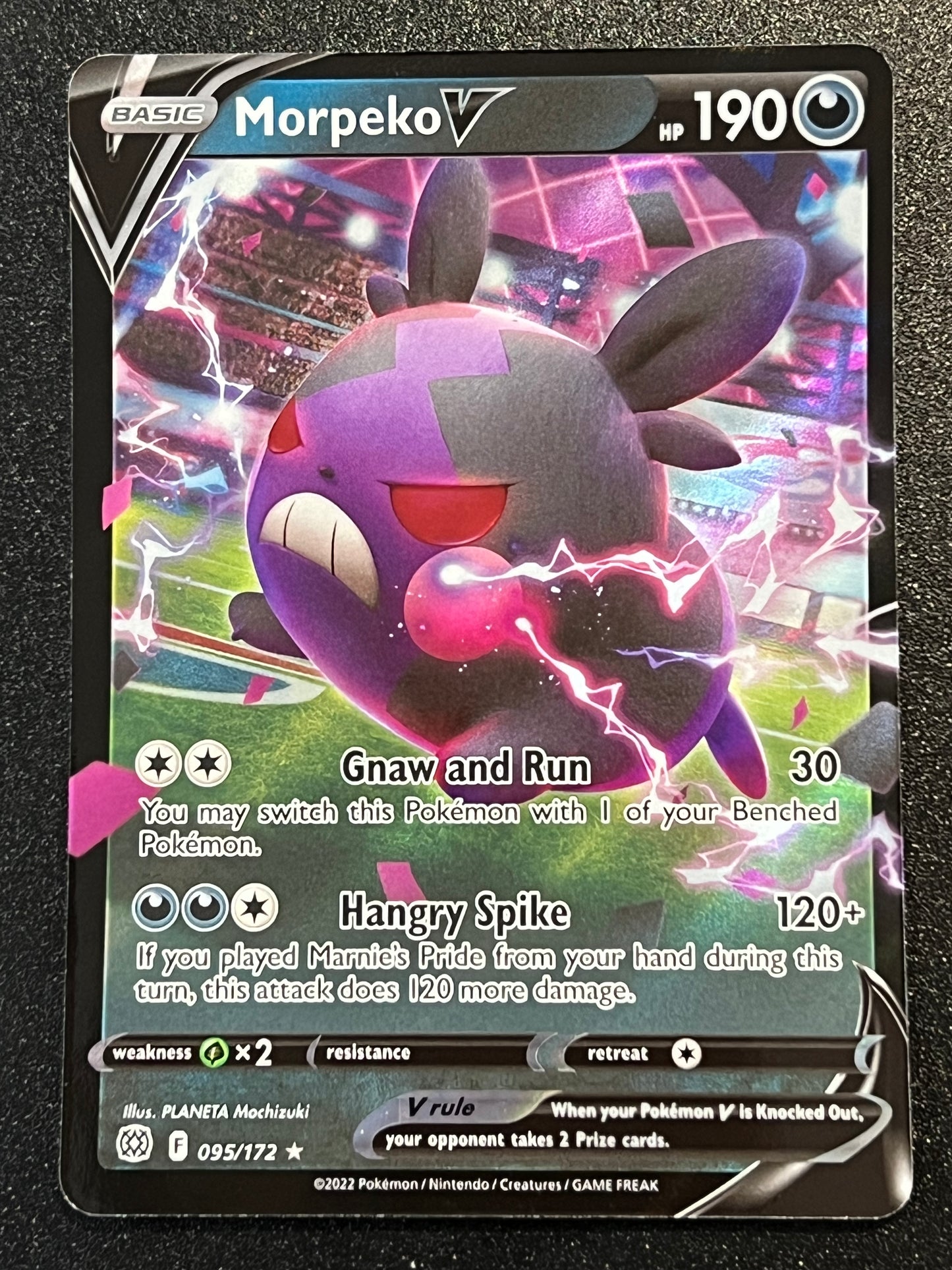 095/172 Morpeko V - Pokémon Brilliant Stars Ultra Rare