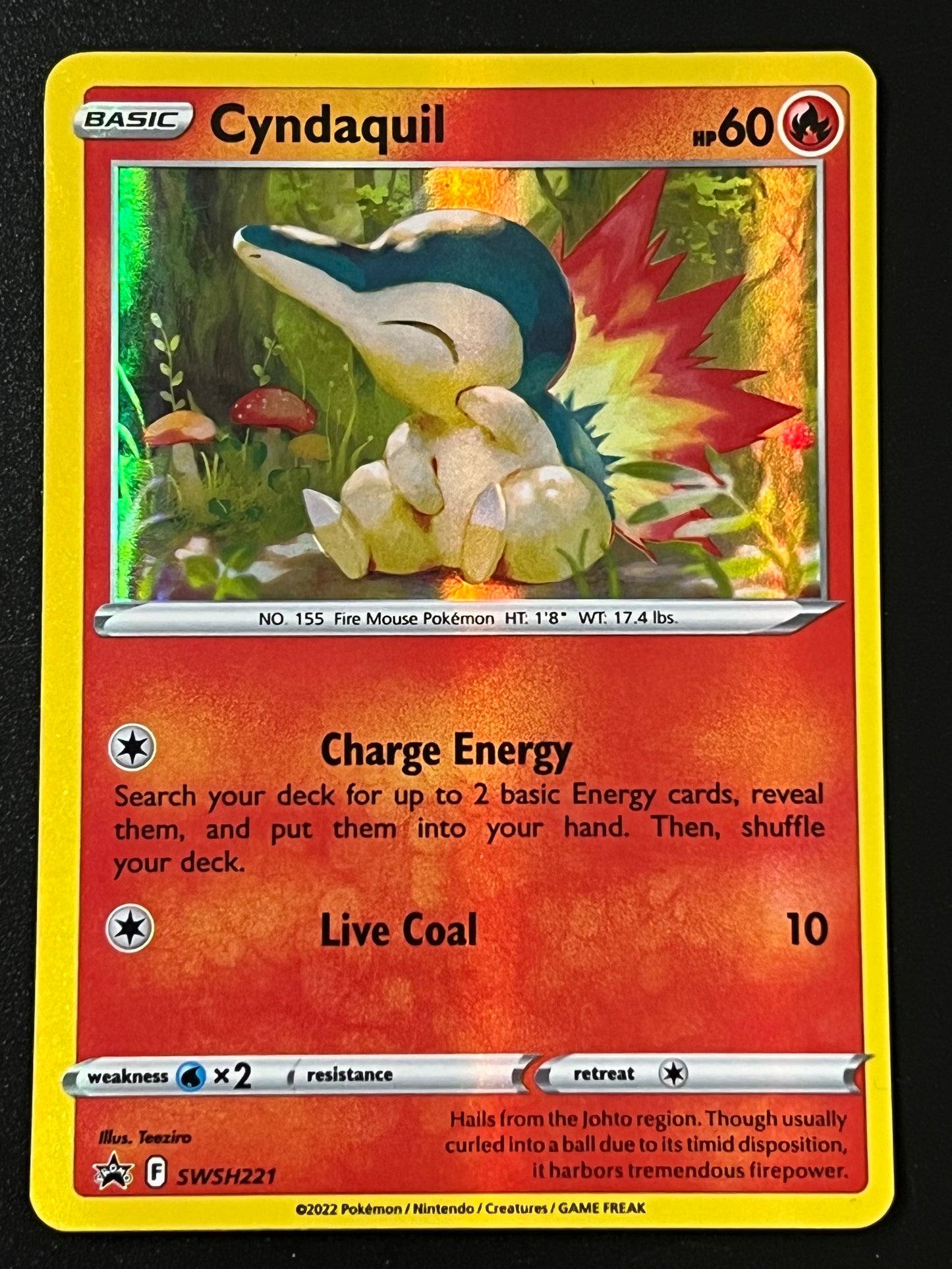 SWSH221 Cyndaquil - Black Star Promo