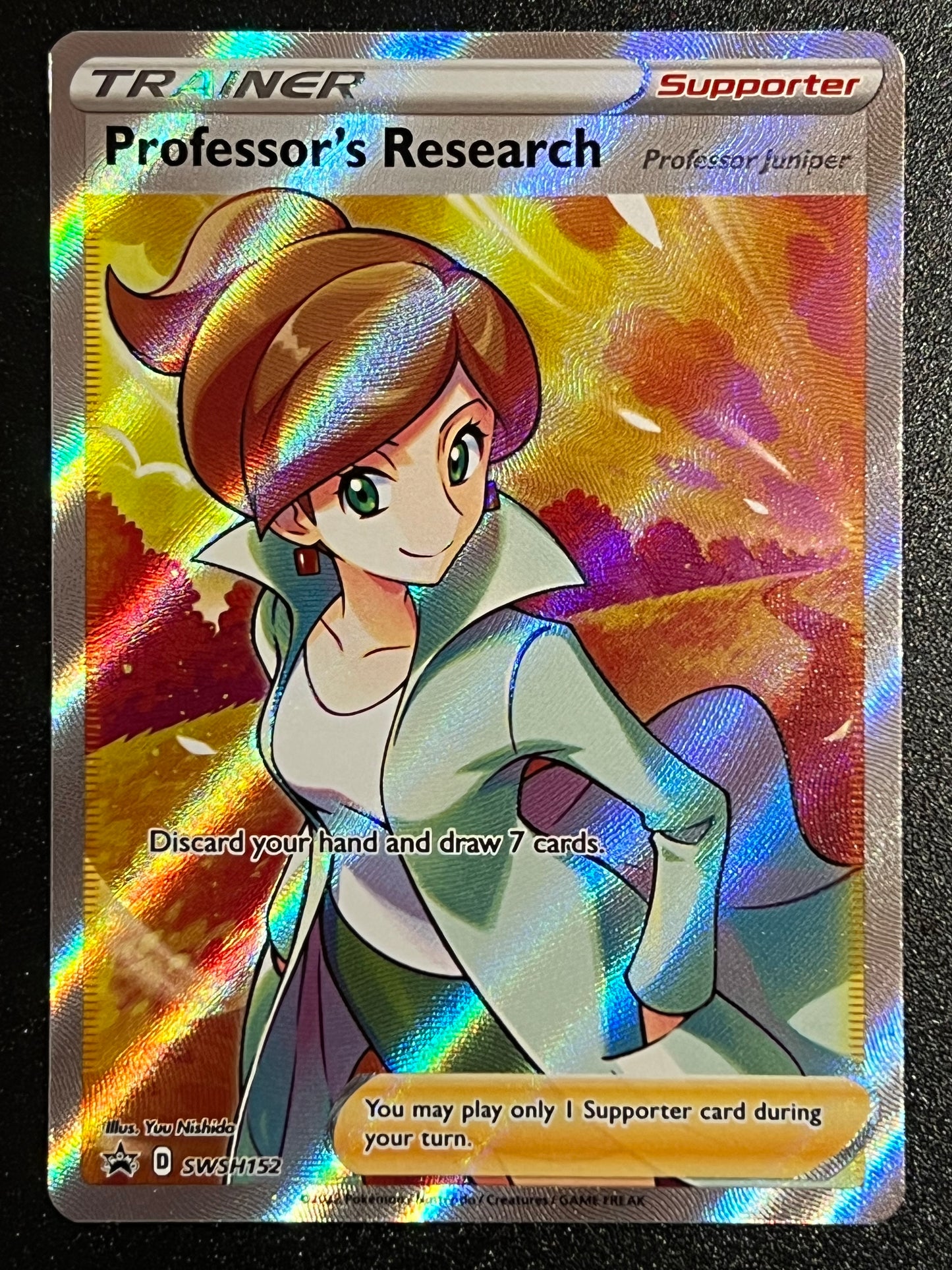SWSH152 Professor’s Research Juniper - Black Star Promo