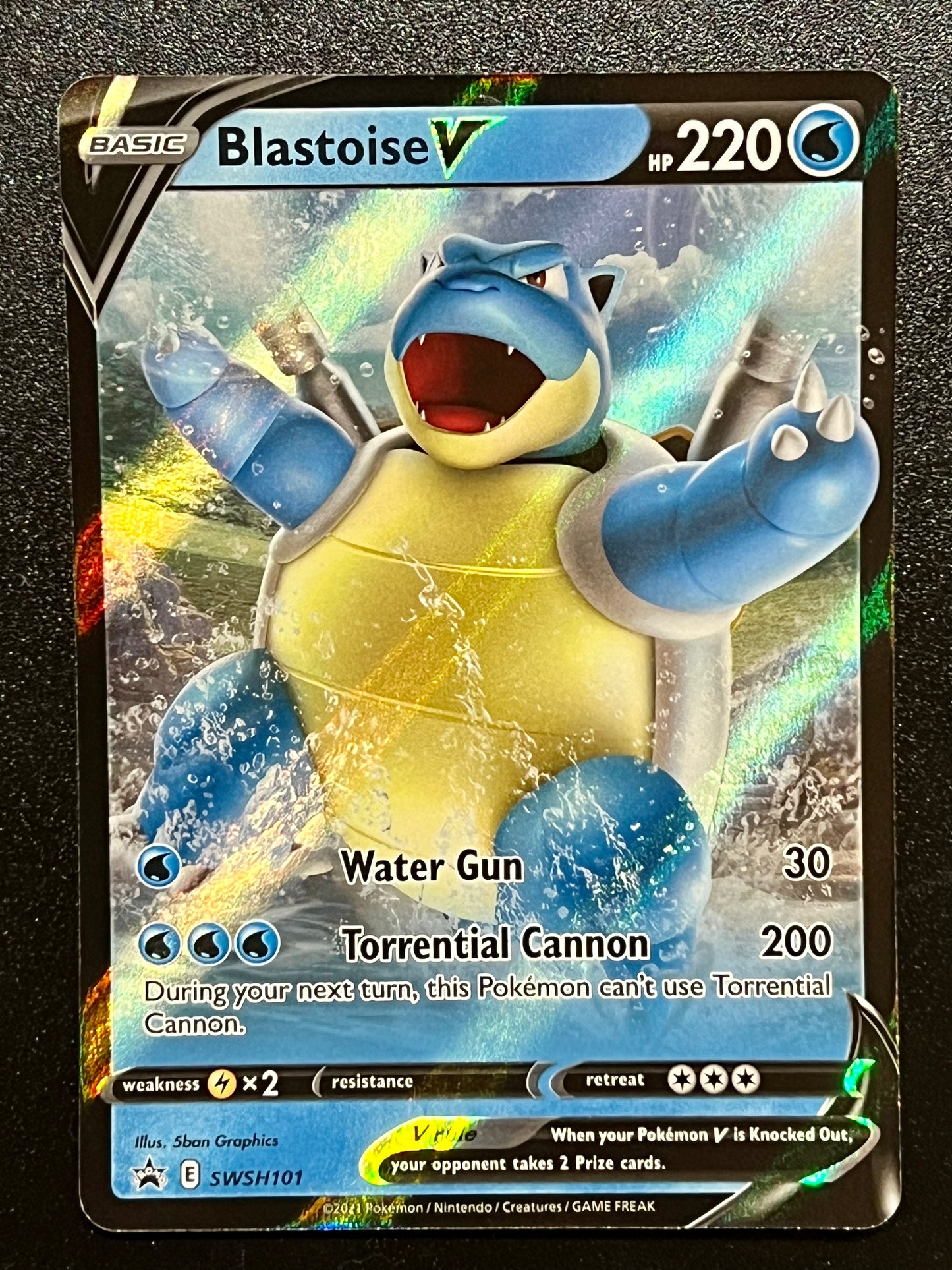 SWSH101 Blastoise V - Black Star Promo