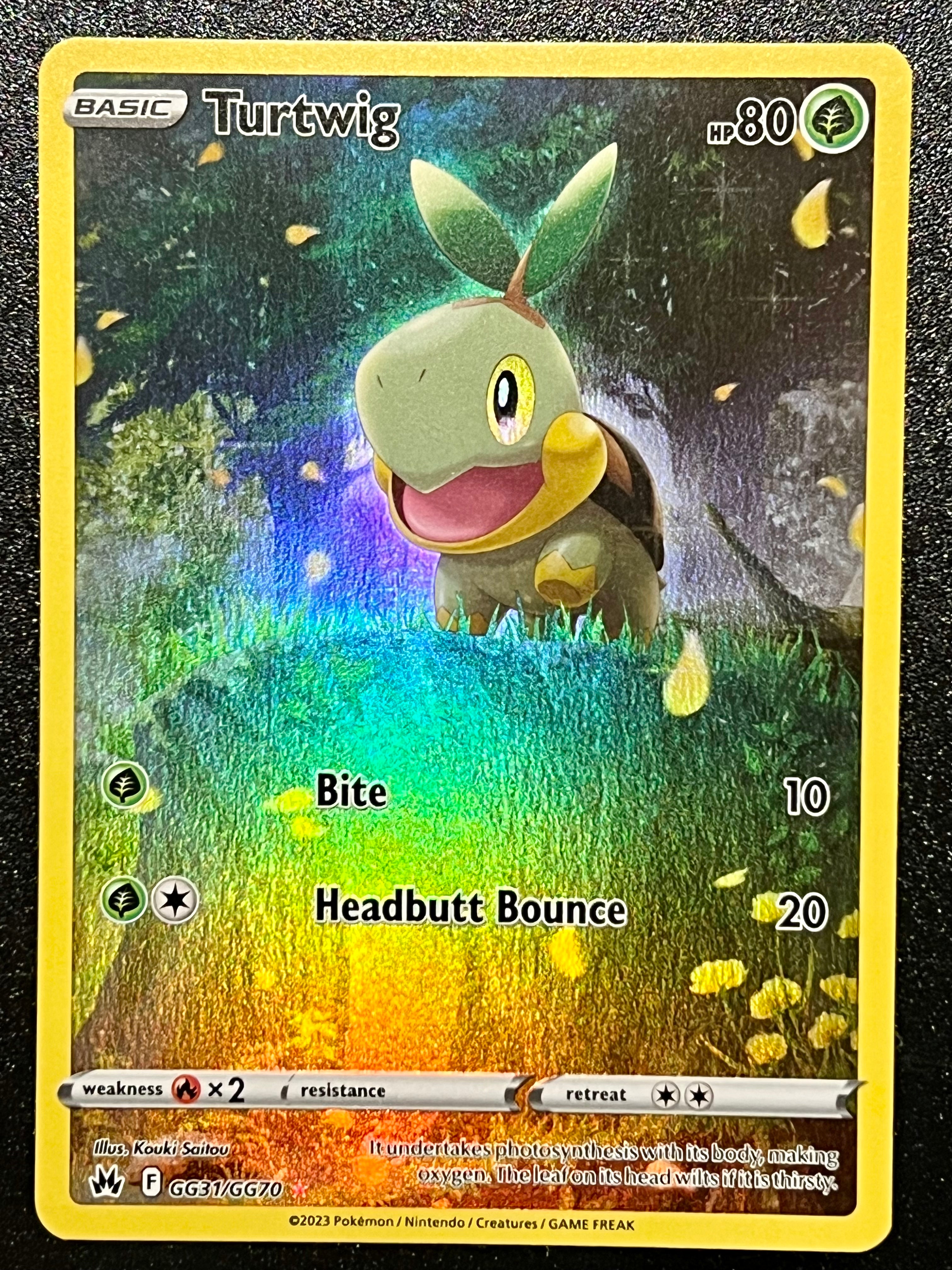 shiny turtwig pokemon cards GG31/GG70 Turtwig