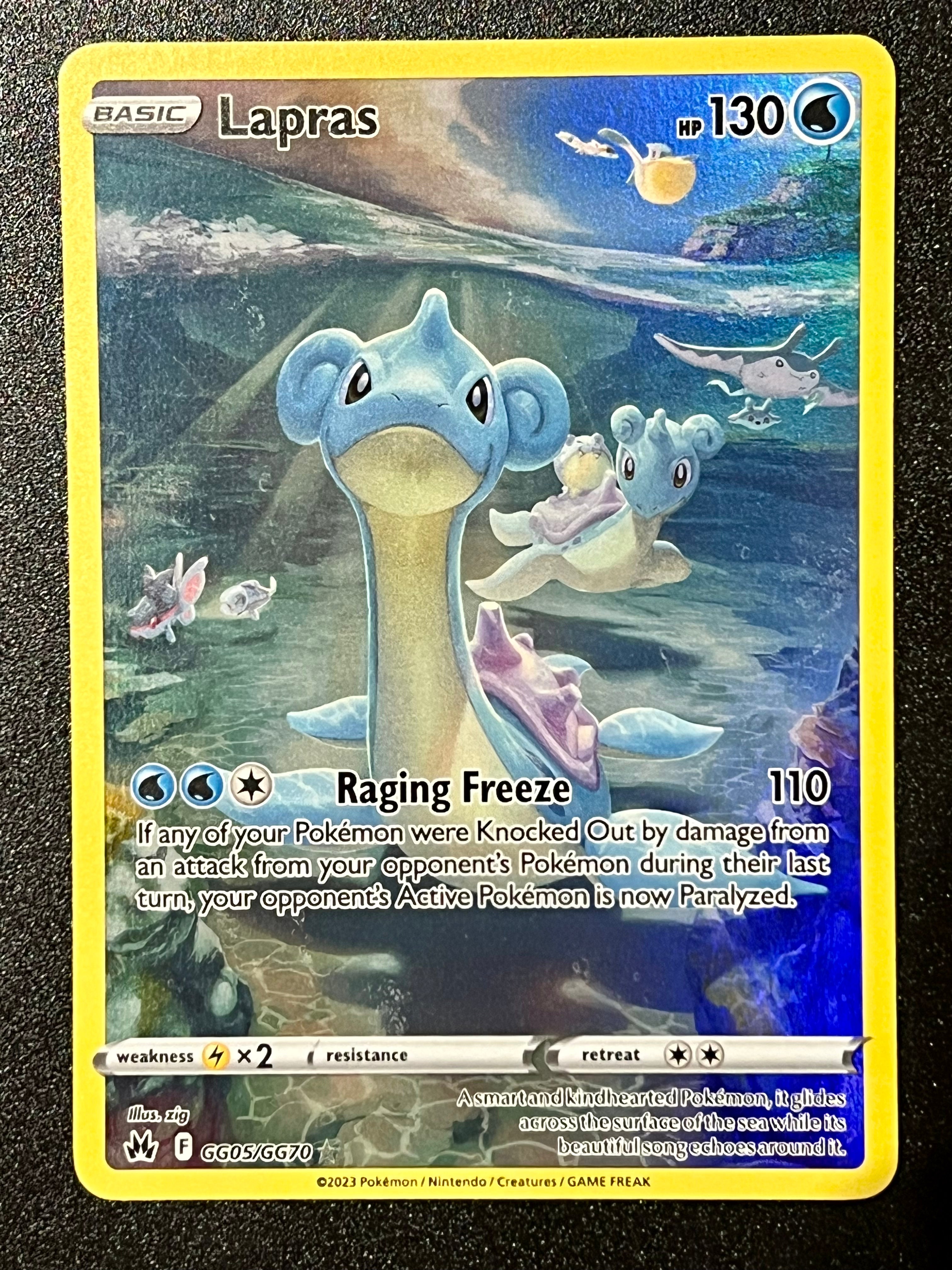 GG05/GG70 Lapras - Pokmon Crown Zenith Holo Rare Jarvvos GG05/GG70 Lapras - Pokmon Crown Zenith Holo Rare Jarvvos