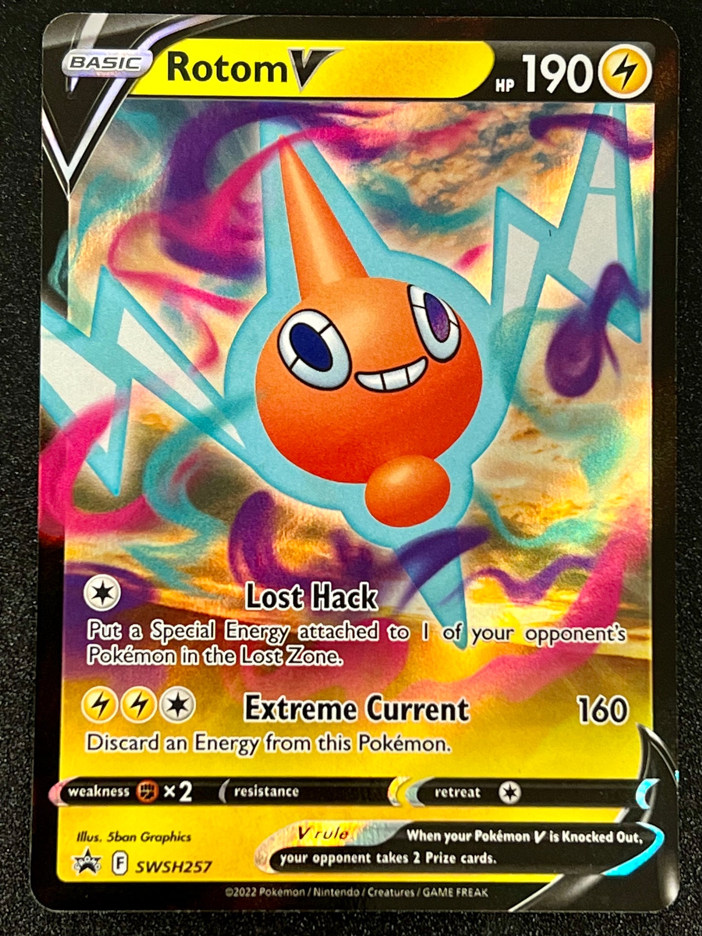 SWSH257 Rotom V - Black Star Promo