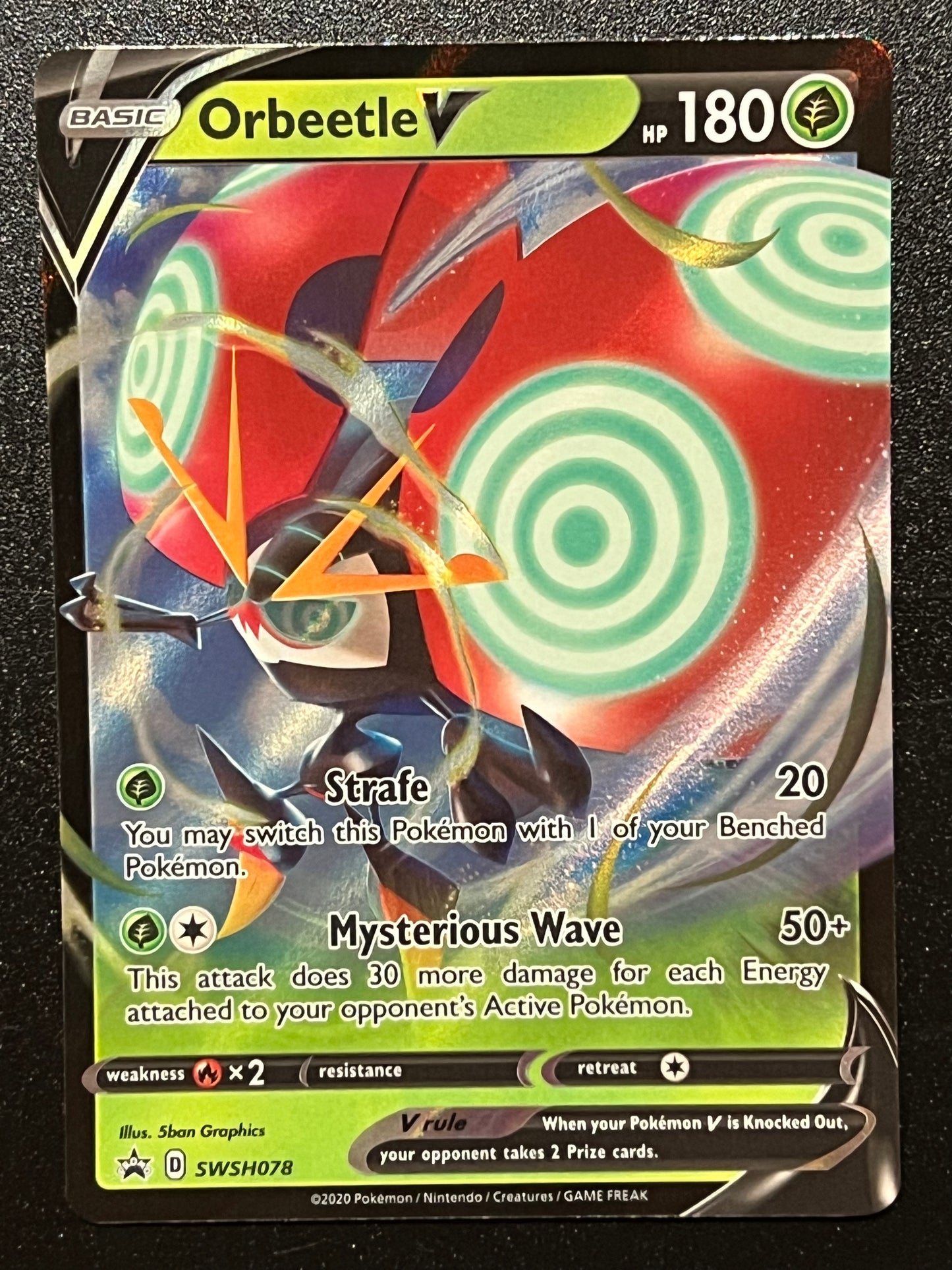 SWSH078 Orbeetle V - Black Star Promo