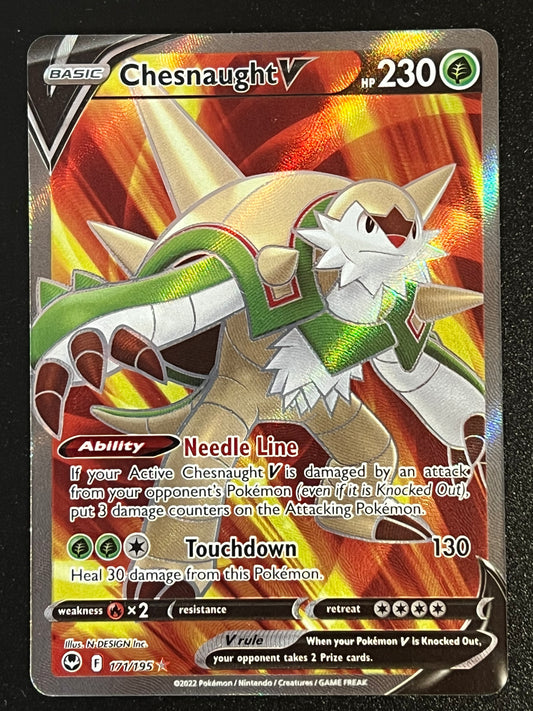 171/195 Chesnaught V - Pokémon Silver Tempest Full Art