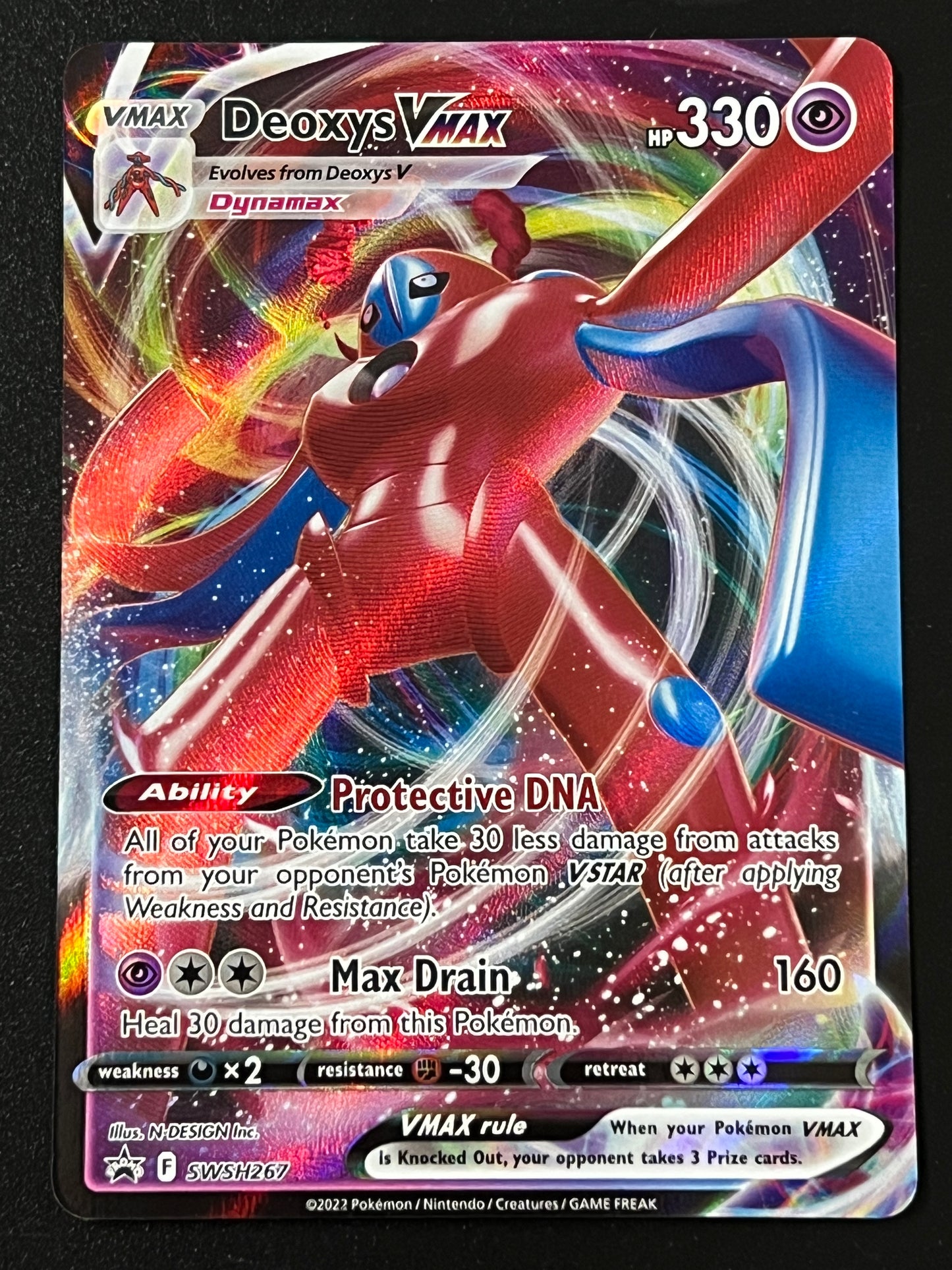 SWSH267 Deoxys Vmax - Black Star Promo