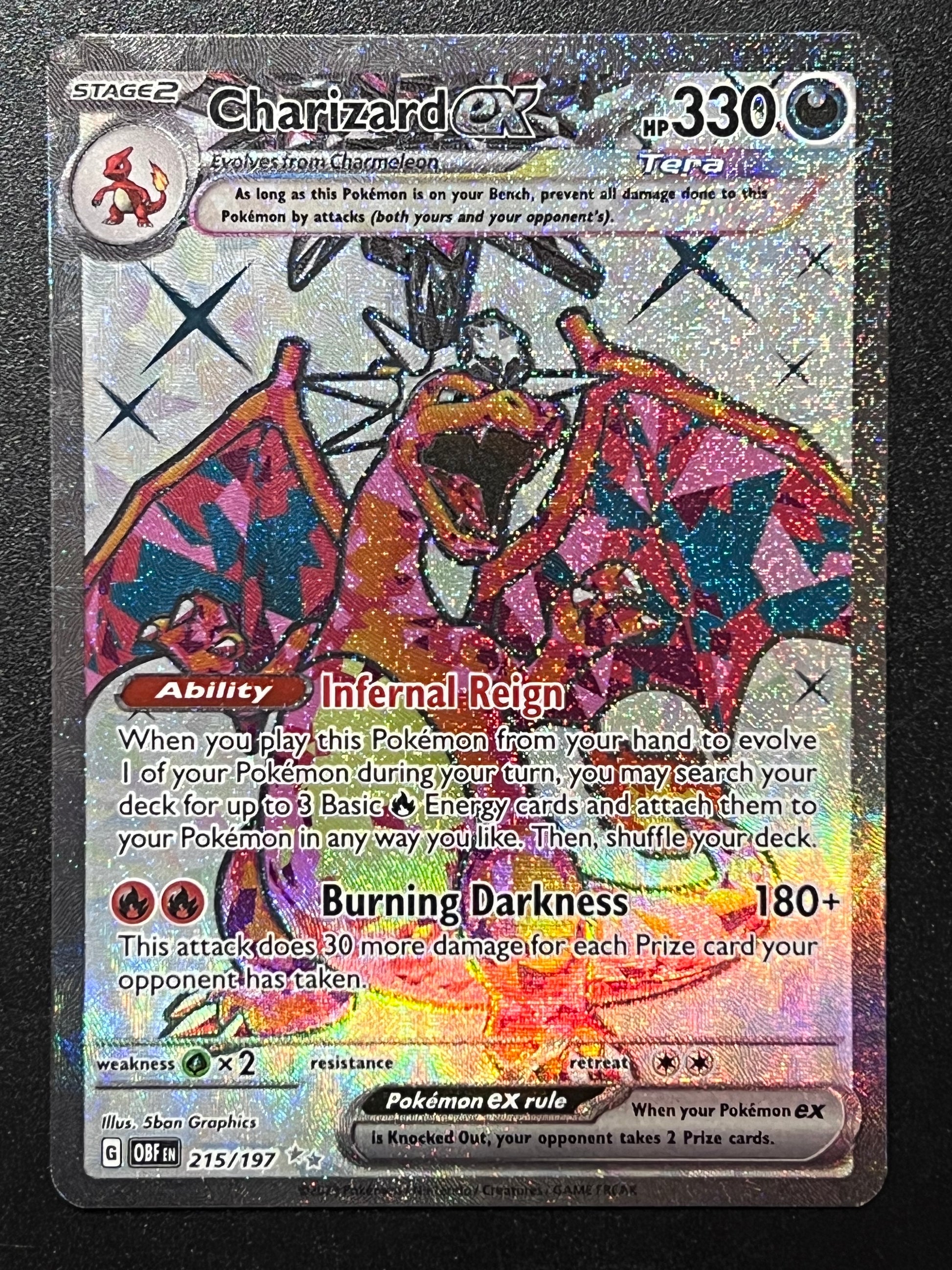 215/197 Charizard Ex - Pokmon Obsidian Flames Ultra Rare Jarvvos 215/197 Charizard Ex - Pokmon Obsidian Flames Ultra Rare Jarvvos