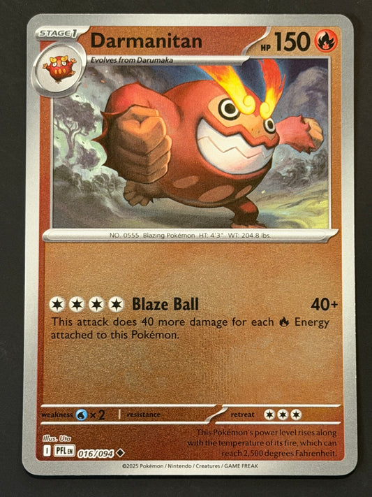 016/094 Darmanitan - Pokémon Phantasmal Flames Uncommon Reverse