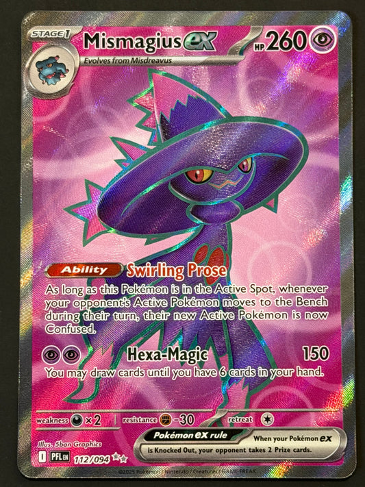 112/094 Mismagius Ex - Pokémon Phantasmal Flames Ultra Rare
