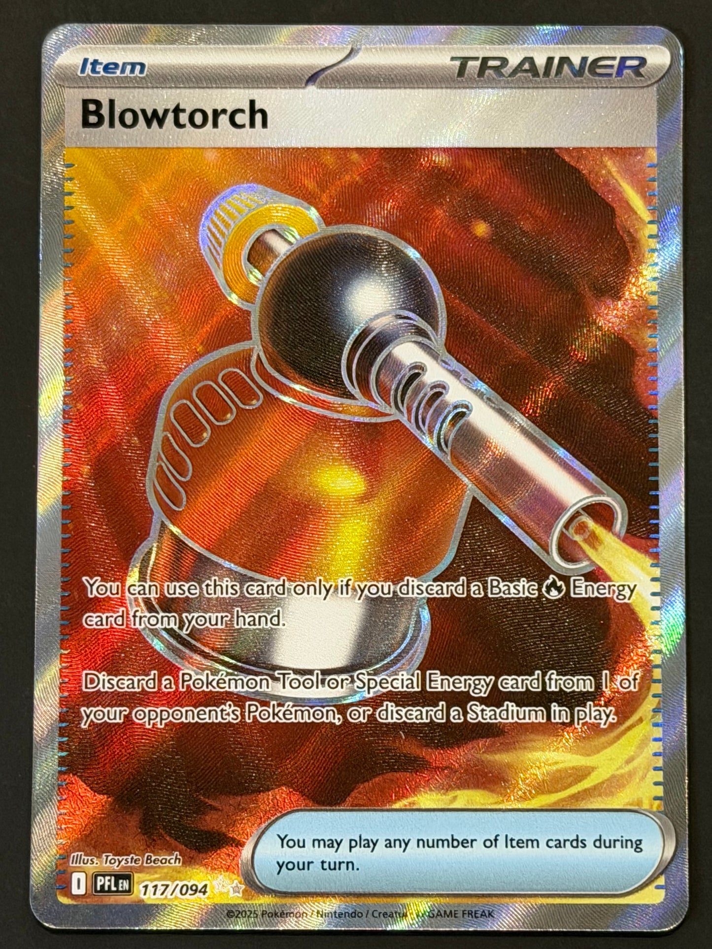 117/094 Blowtorch - Pokémon Phantasmal Flames Ultra Rare