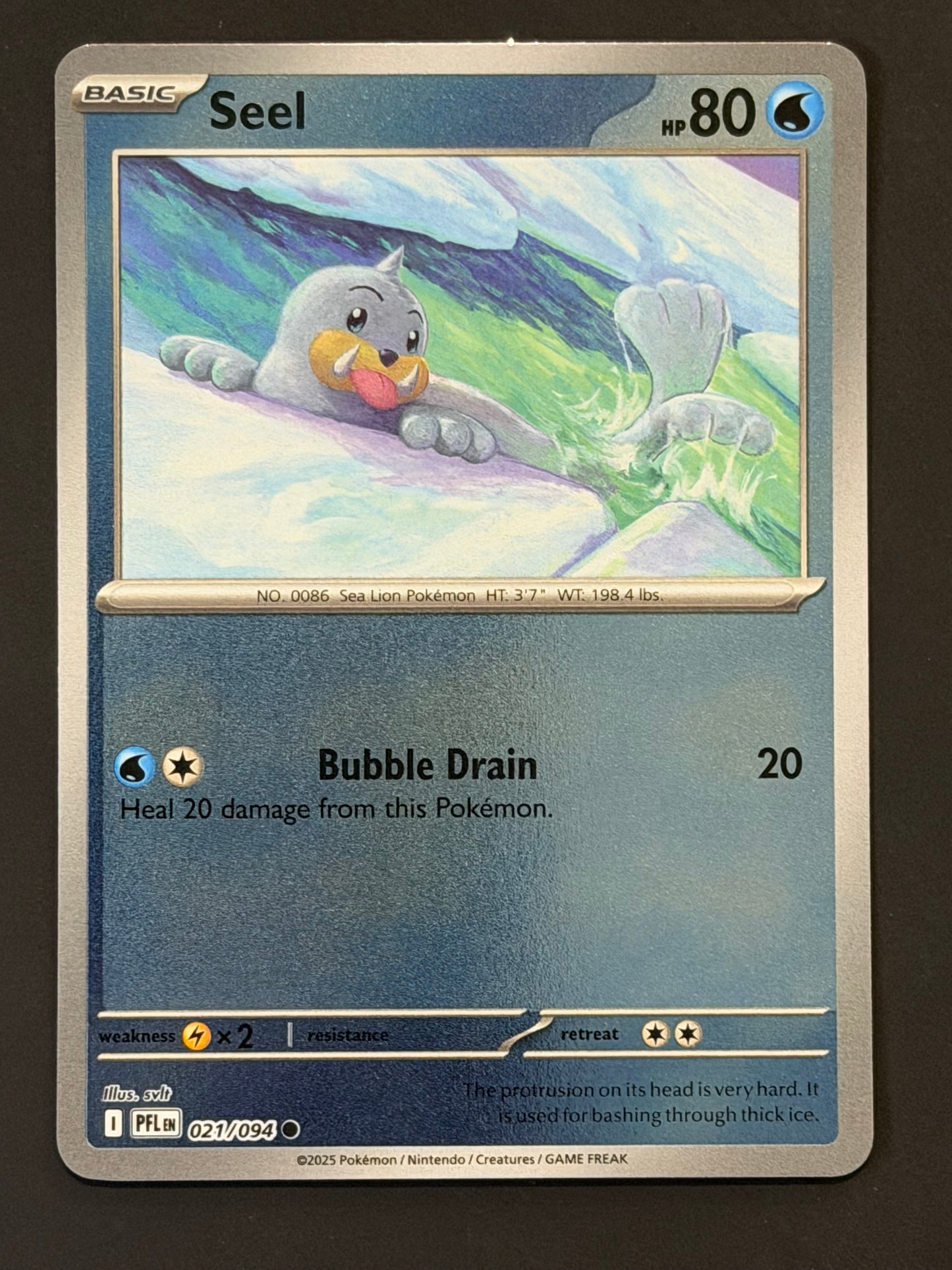 021/094 Seel - Pokémon Phantasmal Flames Common Reverse