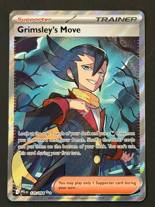 120/094 Grimsley’s Move - Pokémon Phantasmal Flames Ultra Rare