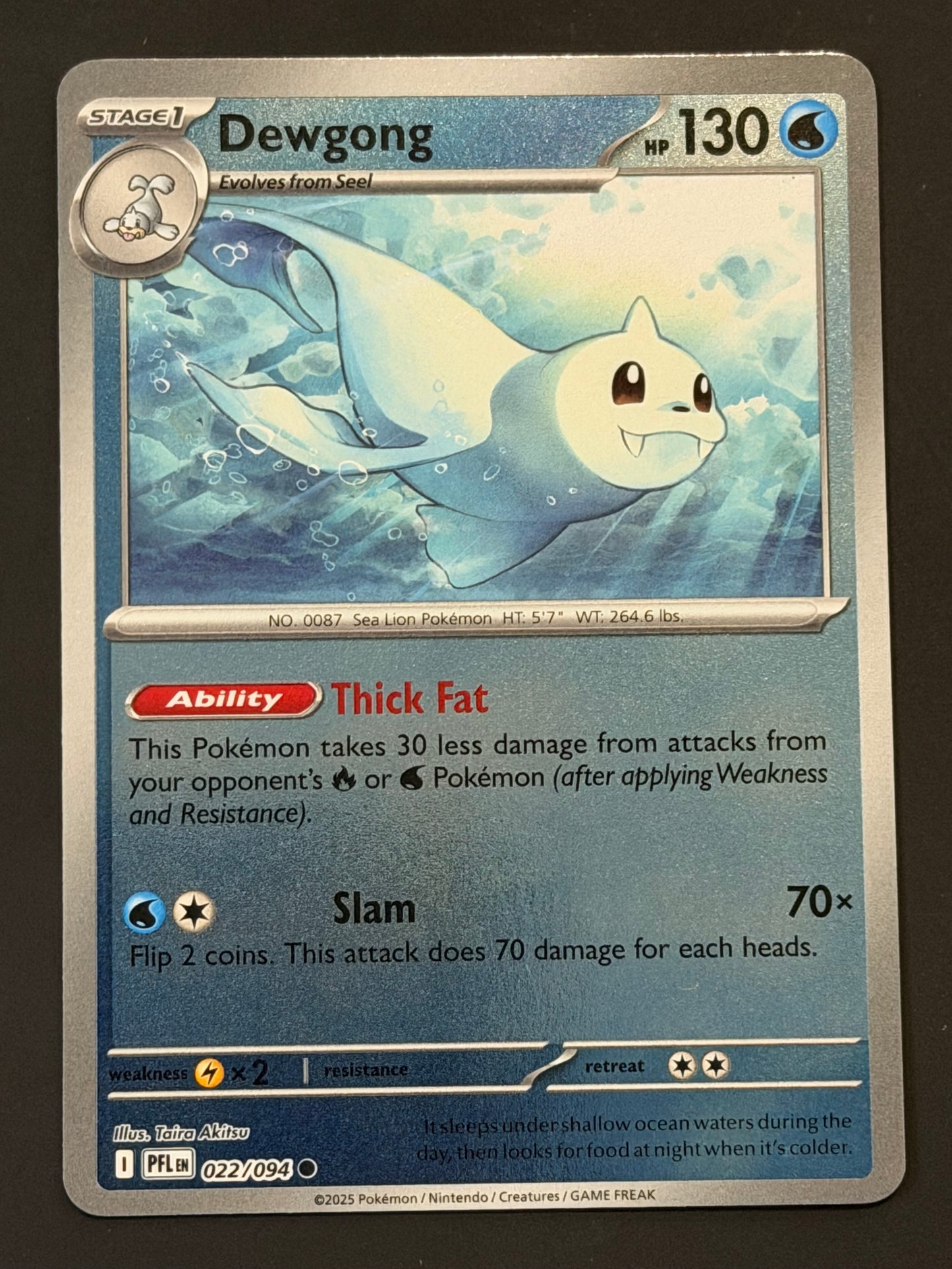 022/094 Dewgong - Pokémon Phantasmal Flames Common Reverse