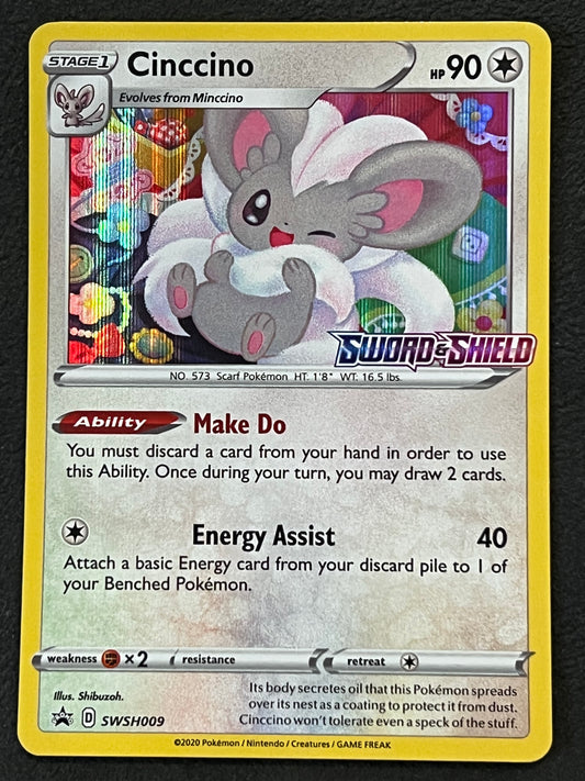 SWSH009 Cinccino - Stamped Black Star Promo