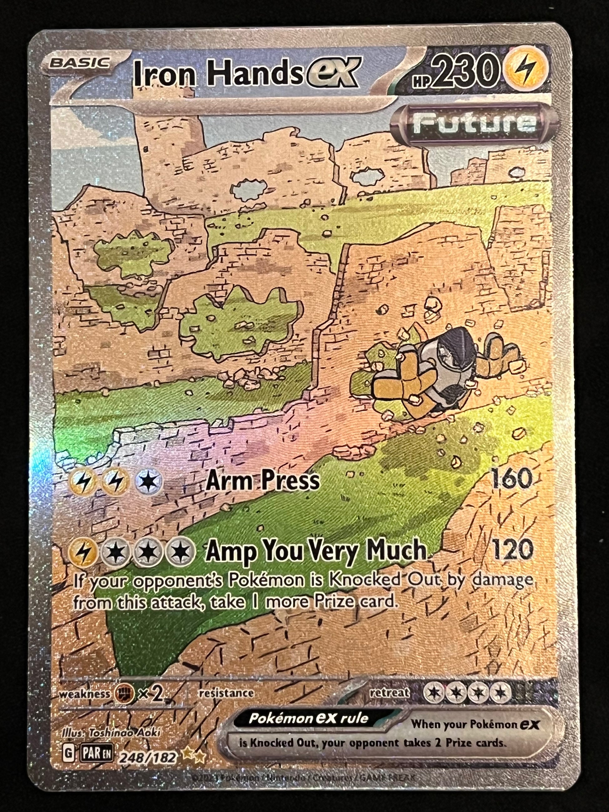 248/182 Iron Hands Ex - Pokmon Paradox Rift Special Illustration Rare Jarvvos 248/182 Iron Hands Ex - Pokmon Paradox Rift Special Illustration Rare Jarvvos