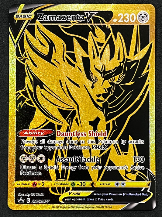 SWSH077 Zamazenta V - Black Star Promo