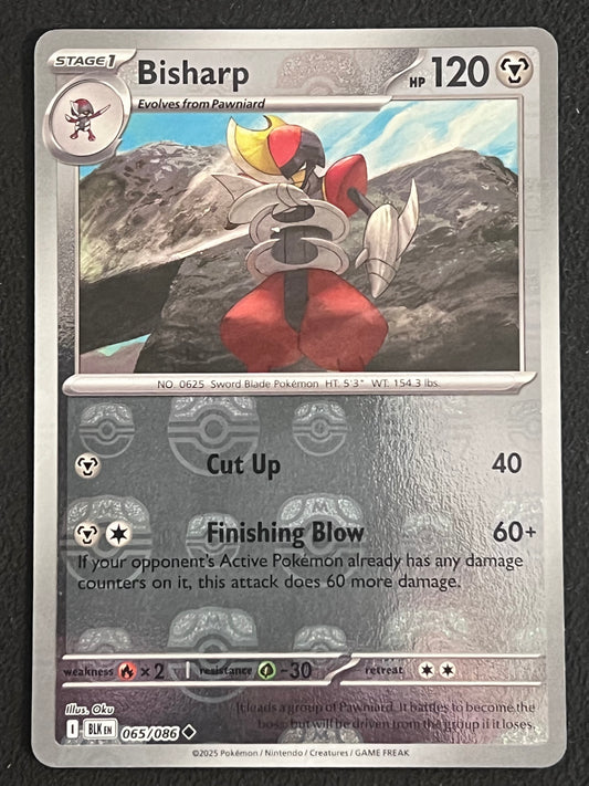 065/086 Bisharp - Pokémon Black Bolt Uncommon Reverse MASTERBALL