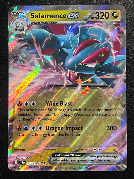114/159 Salamence Ex - Pokémon Journey Together Double Rare