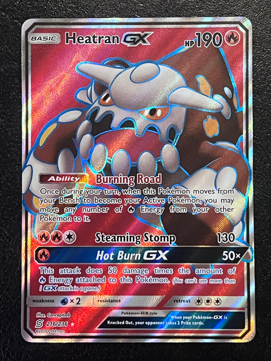 216/236 Heatran Gx  - Pokémon Unified Minds Full Art