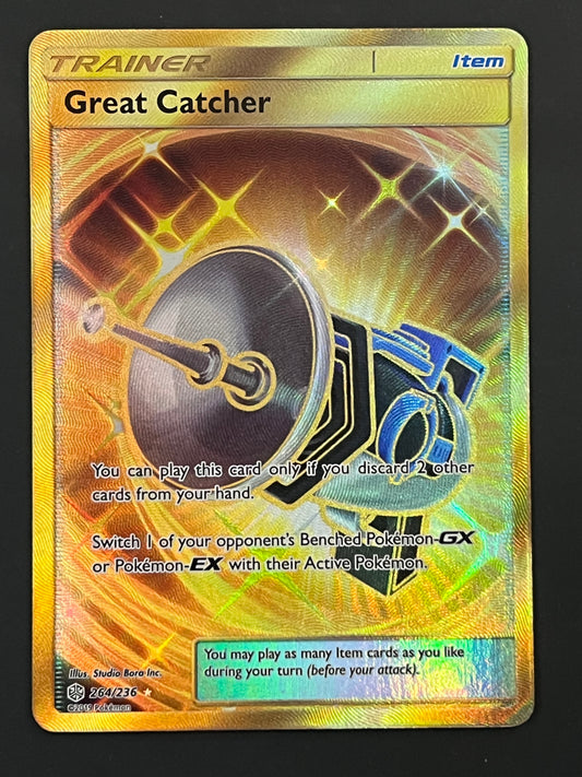 264/236 Great Catcher - Pokémon Cosmic Eclipse Gold Secret Rare