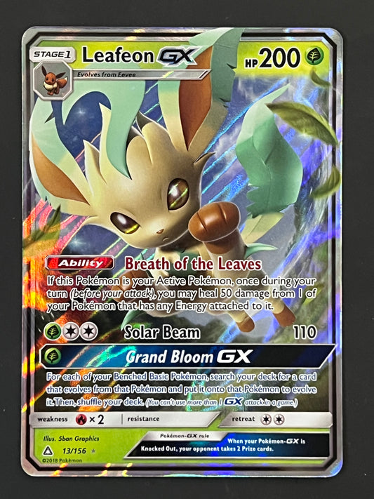 013/156 Leafeon Gx - Pokémon Ultra Prism Ultra Rare