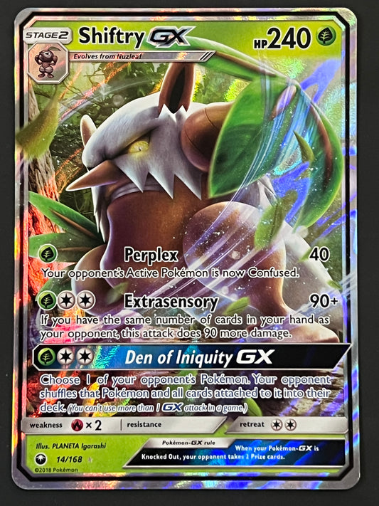 014/168 Shiftry Gx - Pokémon Celestial Storm Ultra Rare