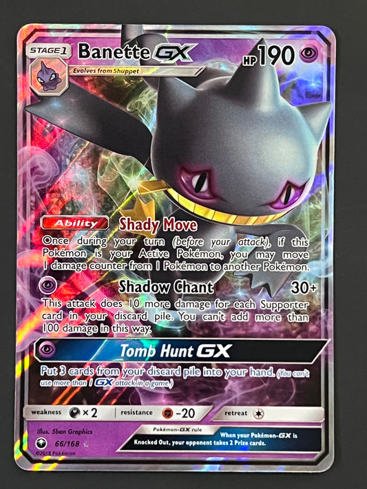 066/168 Banette Gx - Pokémon Celestial Storm Ultra Rare